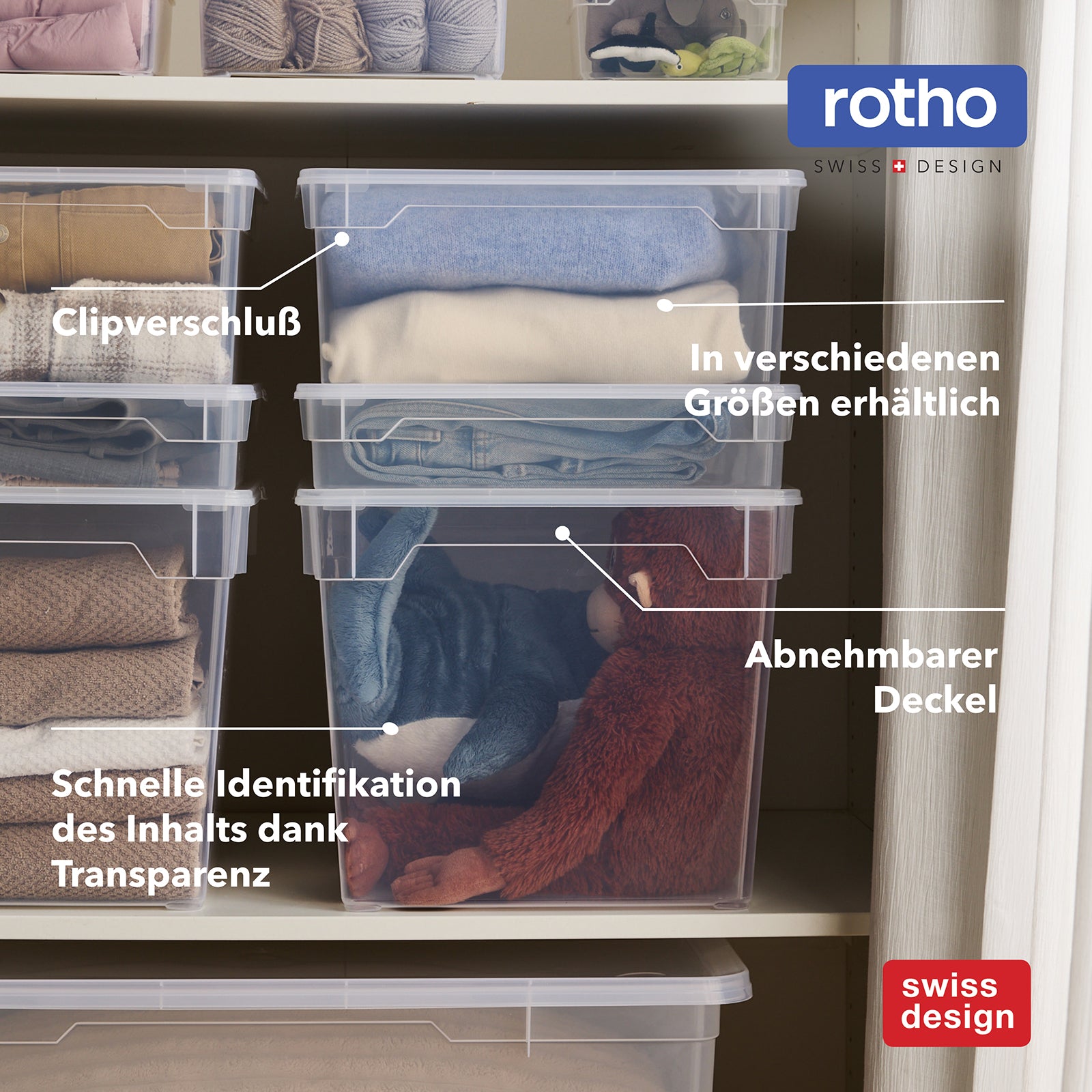 rotho-clear-sweater-aufbewahrungsbox-18l-4er-set-blau image 8