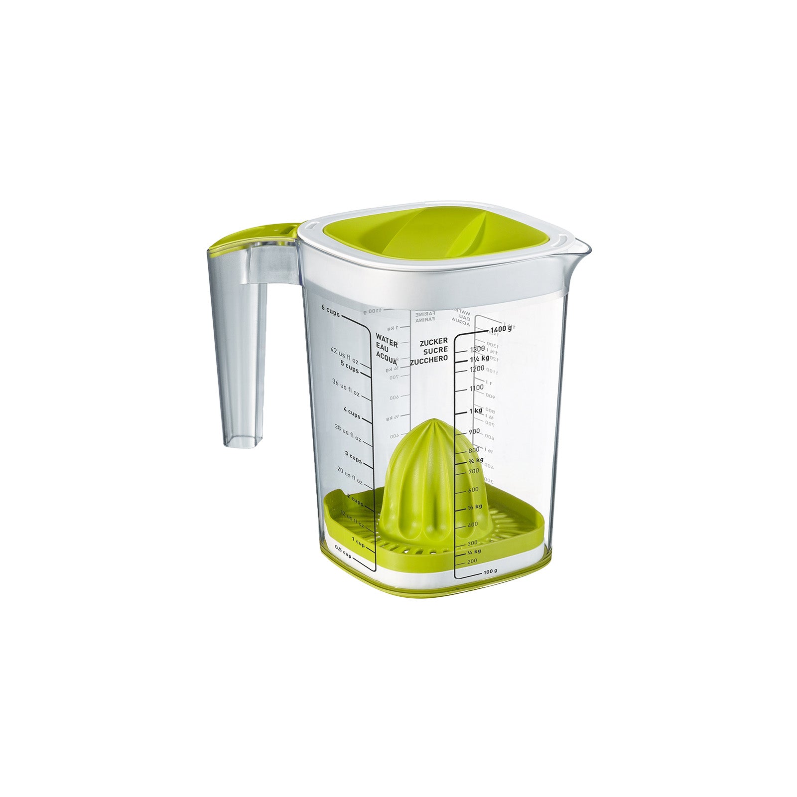 rotho-loft-back-messbecher-1-5l-horizon-blau-mit-reibe-transparent image 8