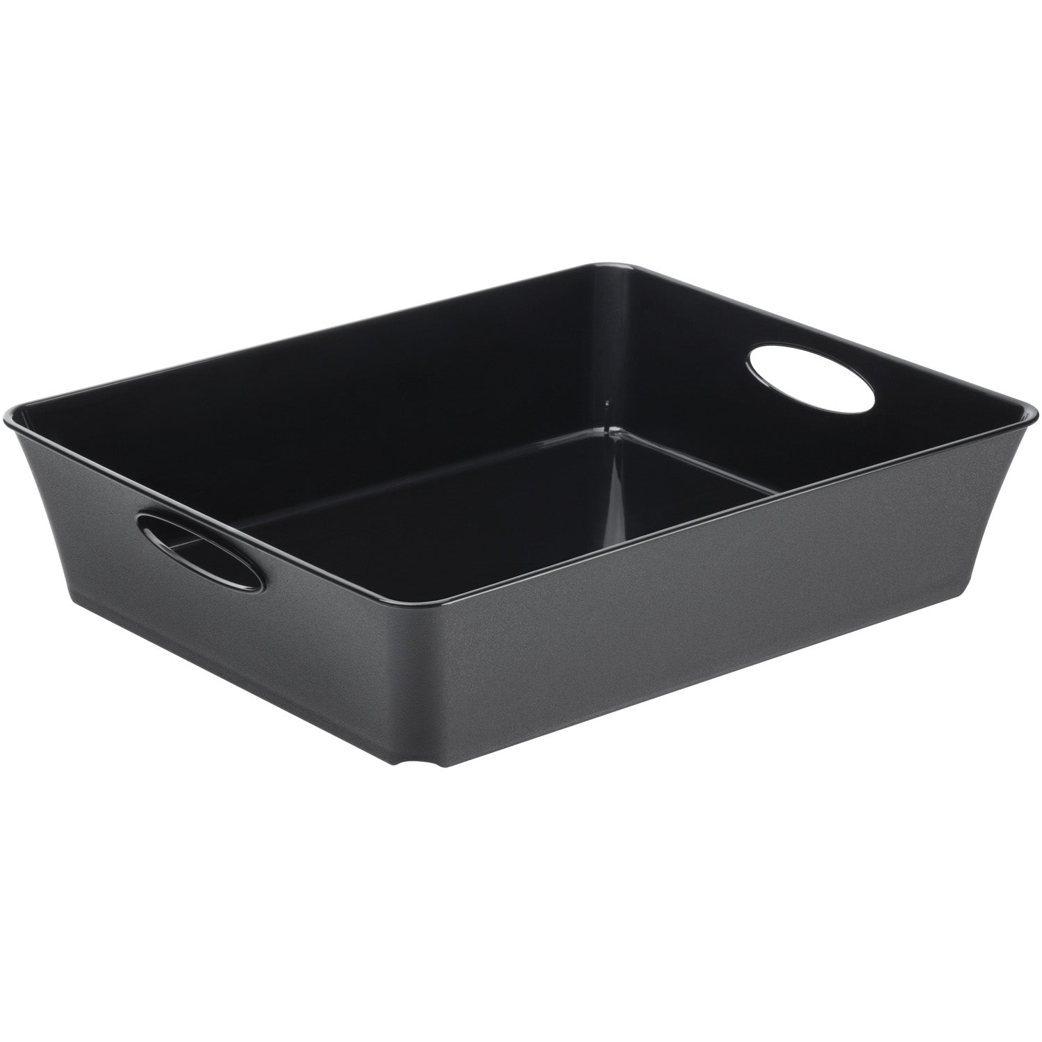 rotho-living-box-din-a5-c5-aufbewahrungsbox-anthrazit-stapelbar image 1