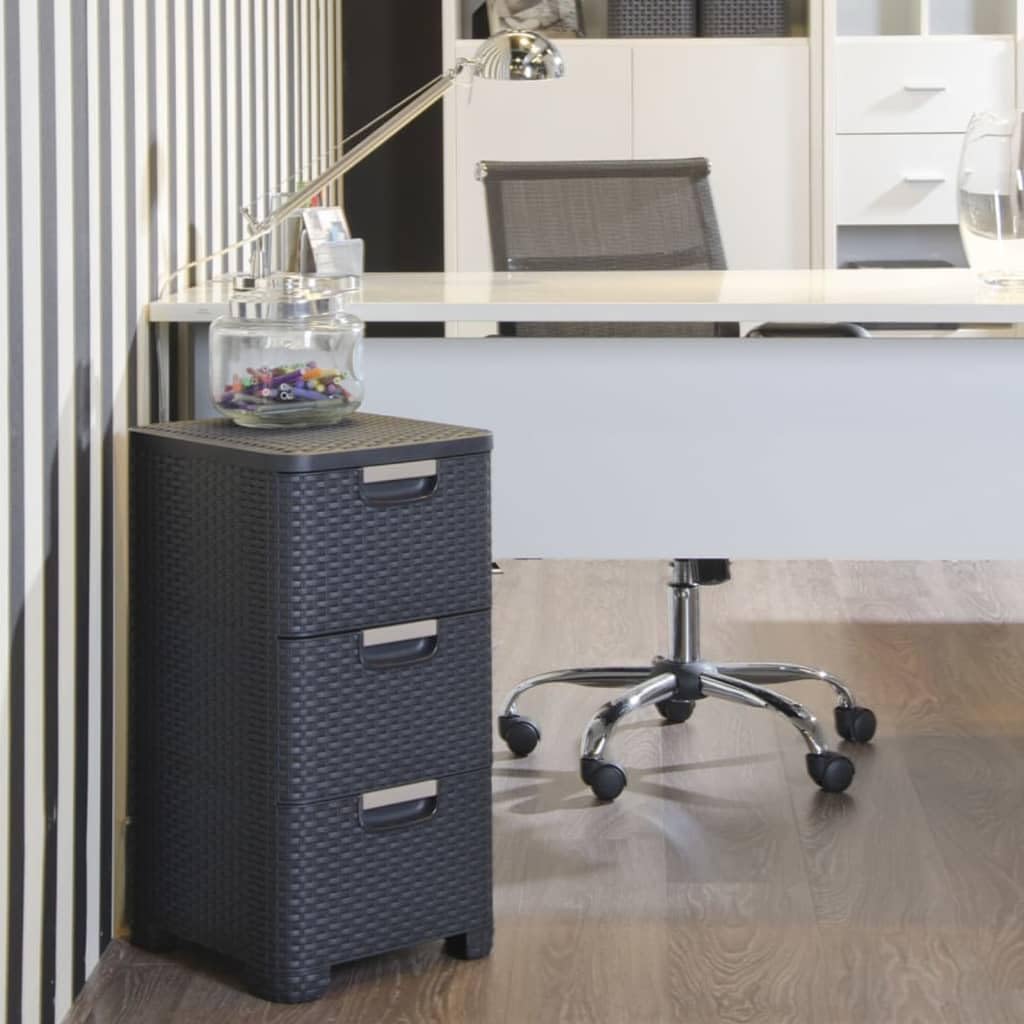 curver-style-schubladenturm-3x14l-anthrazit-37-8x32-8x60-cm image 2