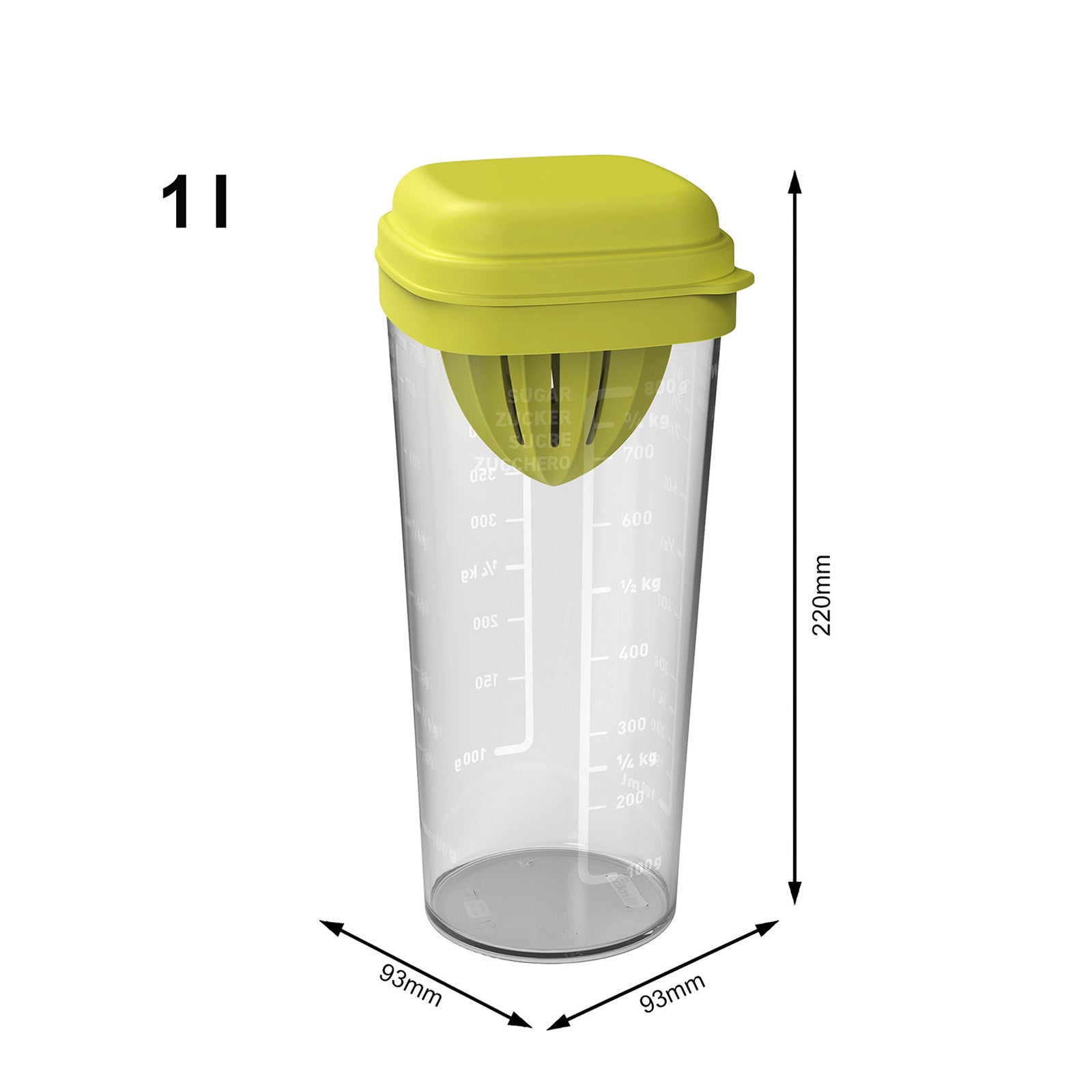 rotho-loft-shaker-1-l-messbecher-wei-mit-deckel-zitruspresse image 4