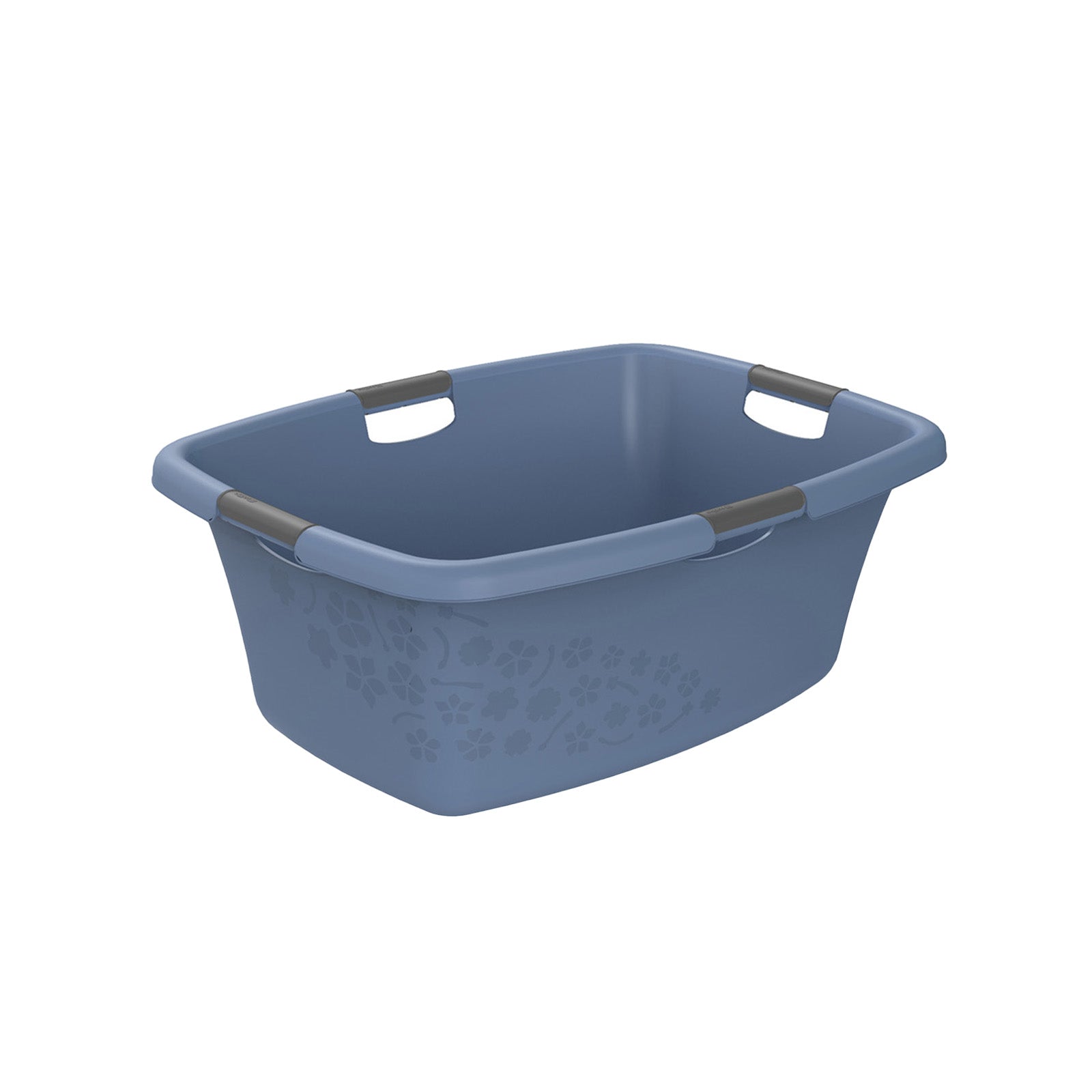 rotho-flowers-w-schewanne-50l-anthrazit-haushaltskorb image 2