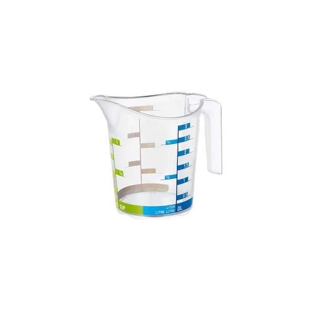 rotho-domino-messbecher-0-3-l-transparent-mit-skala image 1