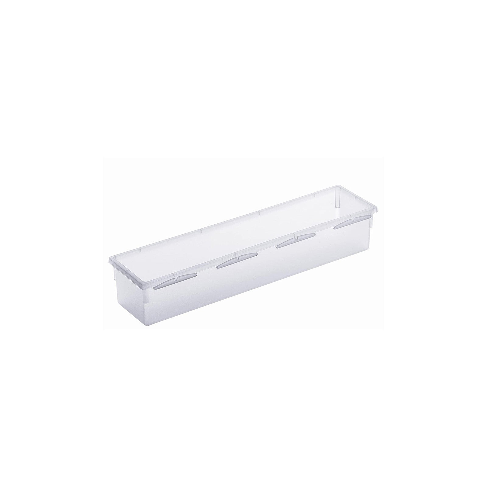 rotho-basic-ordnungssystem-30x8-cm-schubladenorganizer-klar image 1