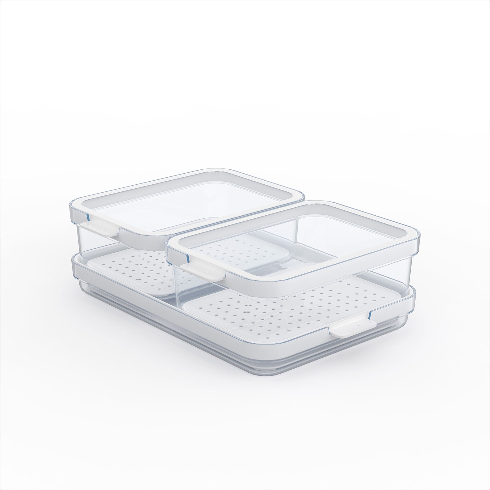 rotho-cauma-k-hlschrank-organizer-3tlg-set-stapelbar-bpa-frei image 1