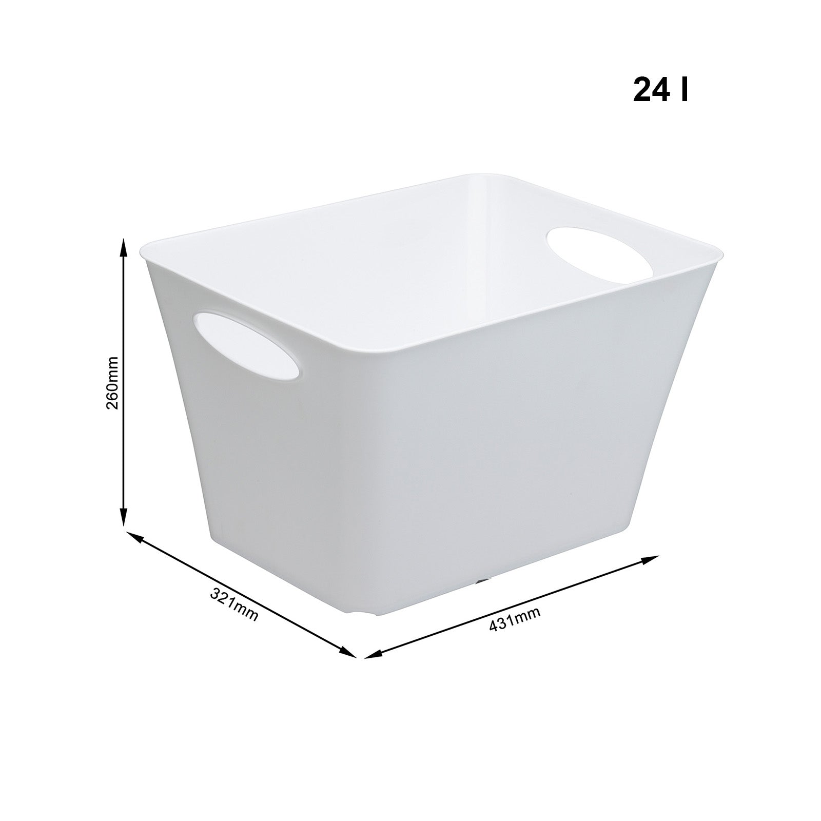 rotho-living-box-24-l-anthrazit-mit-griff-robust image 4