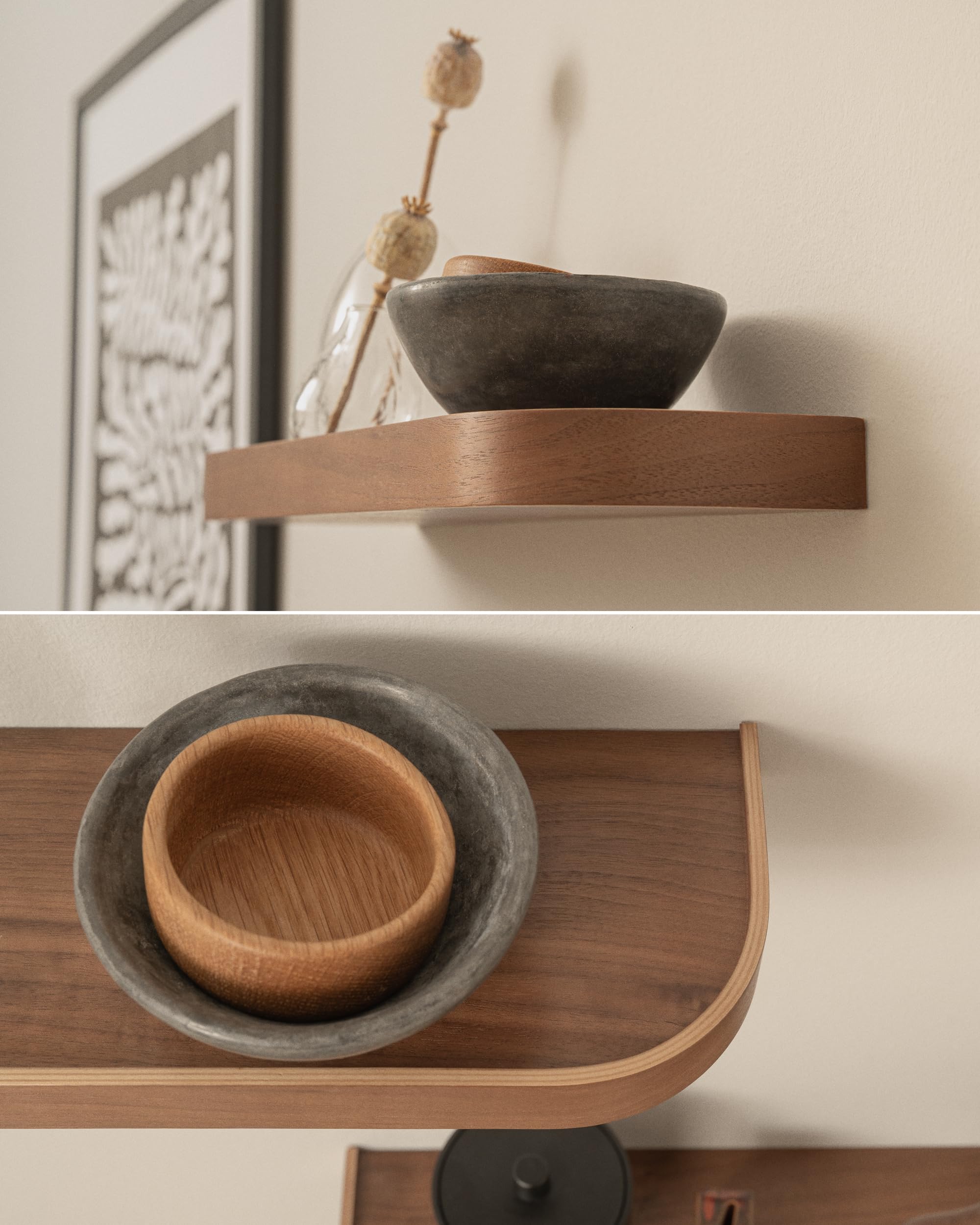 kazai-toke-wandregal-set-3er-47cm-walnuss-holz image 2