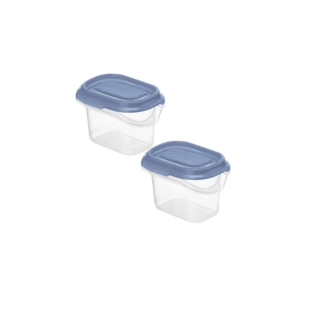 rotho-rondo-0-07-l-frischhaltedose-2er-set-horizontblau-luftdicht image 1