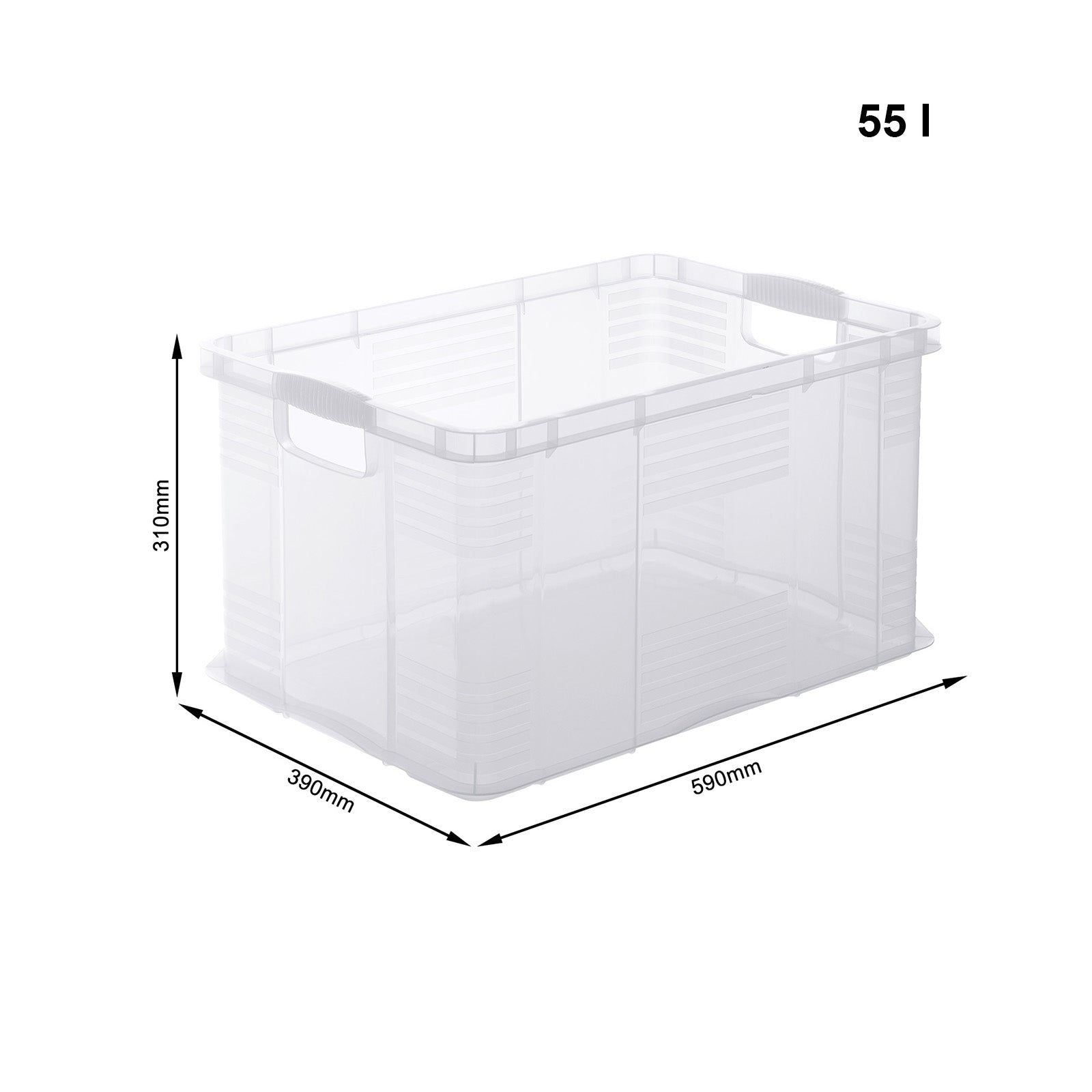 rotho-agilo-systembox-din-a3-aufbewahrungsbox-55-l-stapelbar image 7