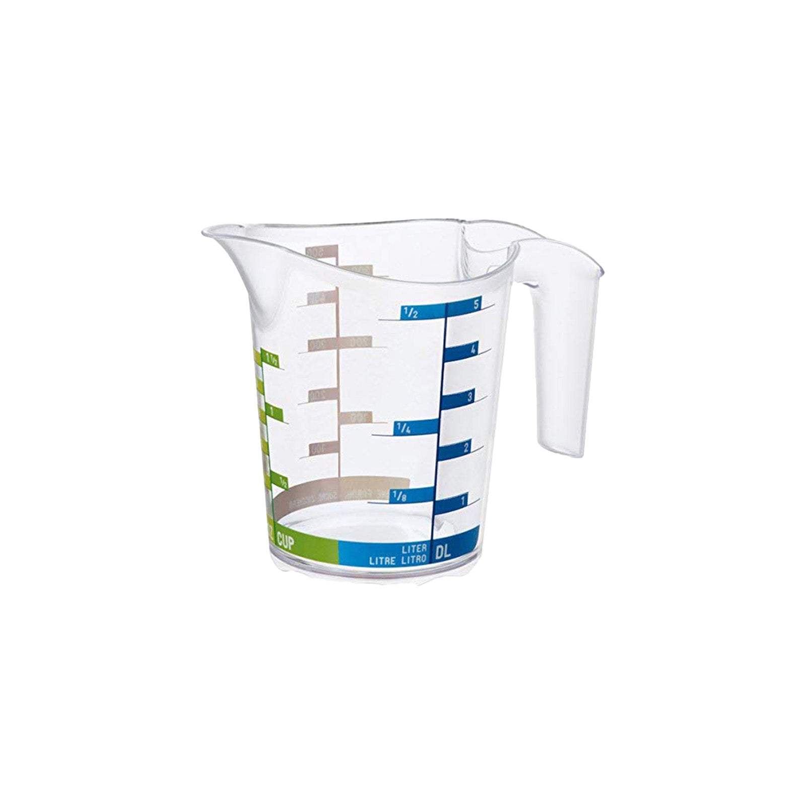 rotho-domino-messbecher-0-5-l-transparent-mit-skala image 1