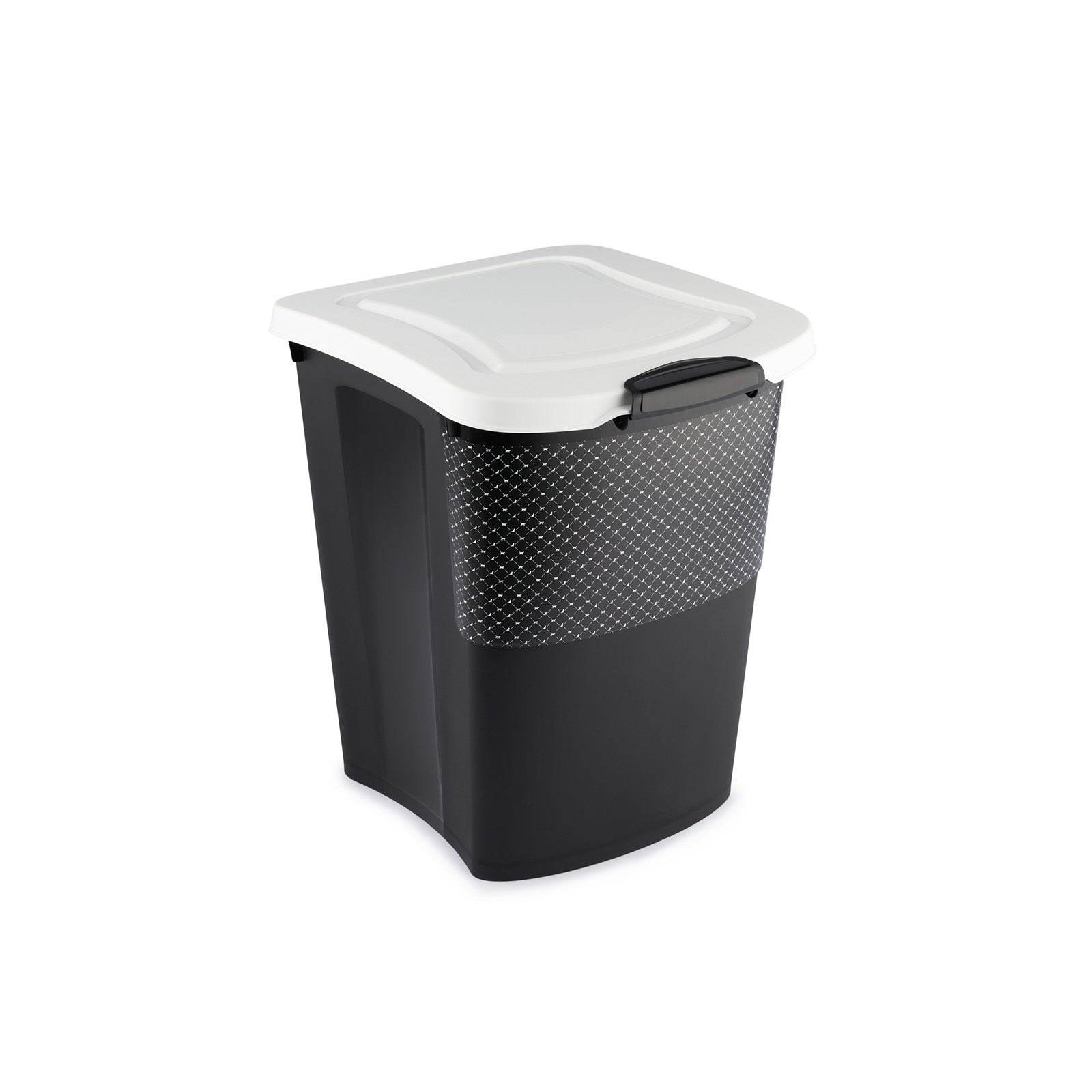 rotho-archie-tierfutterbeh-lter-38-l-anthrazit-luftdicht-mit-rollen image 3