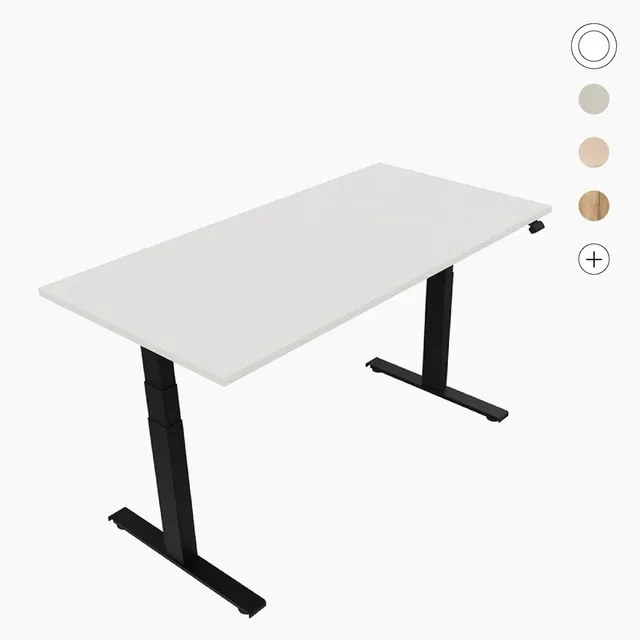 lento-cosinus-sitz-steh-schreibtisch-h-henverstellbar-gestell-schwarz image 1