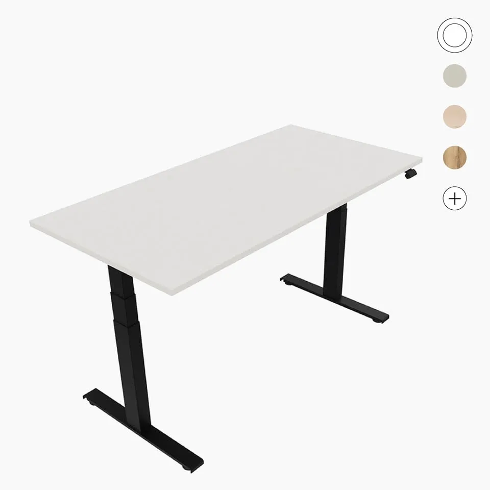 lento-cosinus-sitz-steh-schreibtisch-h-henverstellbar-gestell-schwarz image 1