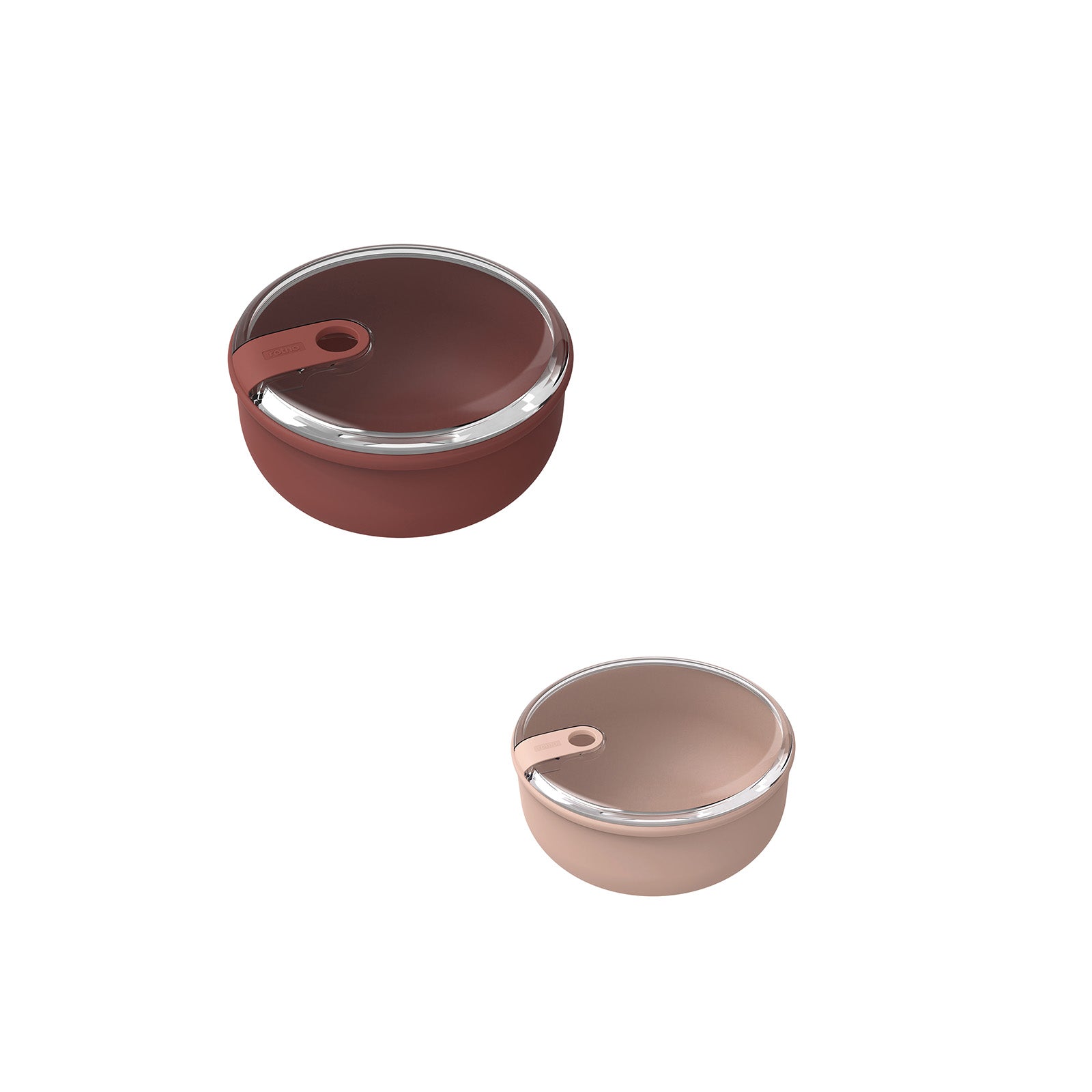 rotho-ela-frischhaltedose-rund-2er-set-blau-wei-auslaufsicher image 3