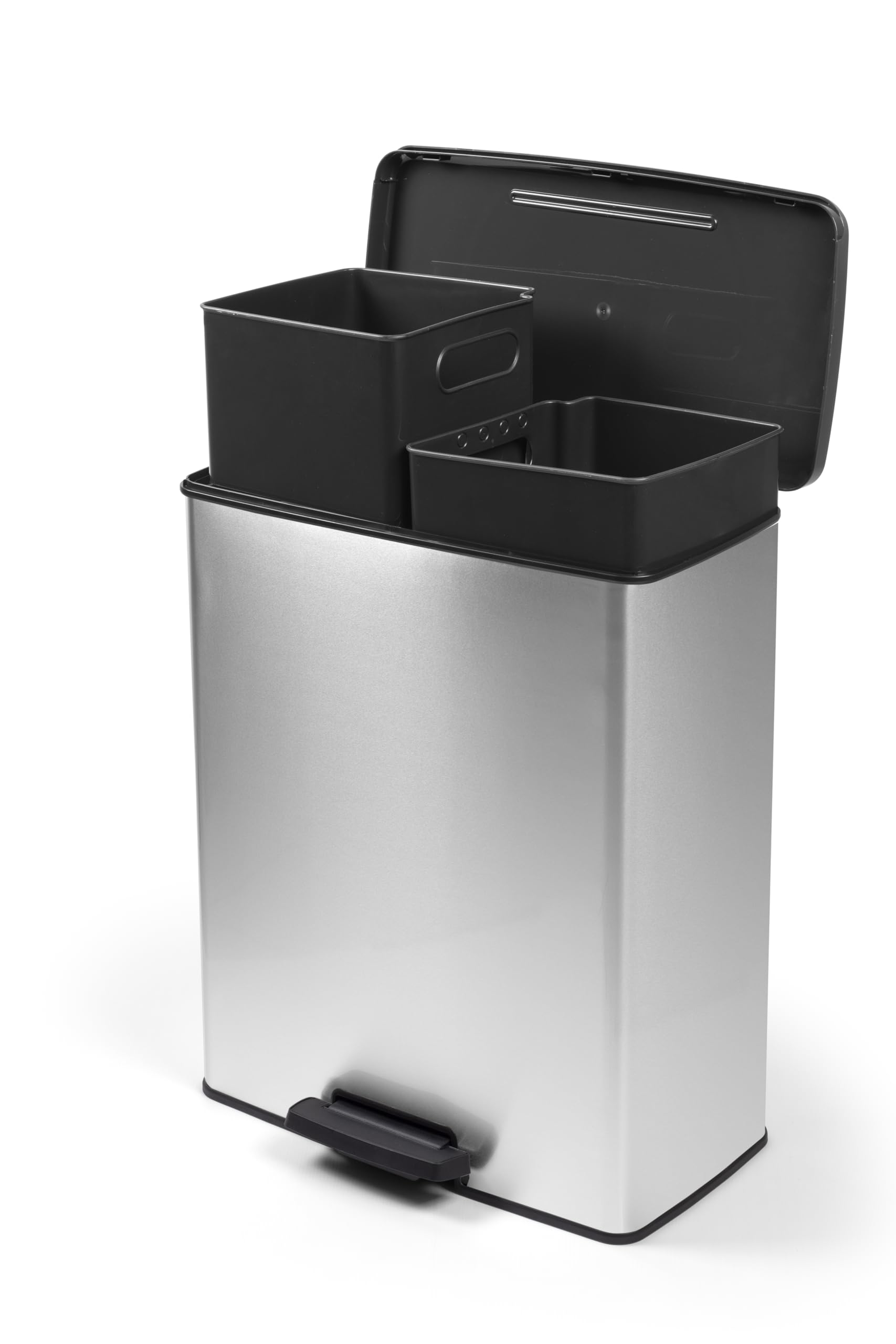 curver-deco-duo-bin-m-lleimer-2x26l-silber-metallic-mit-pedal image 5