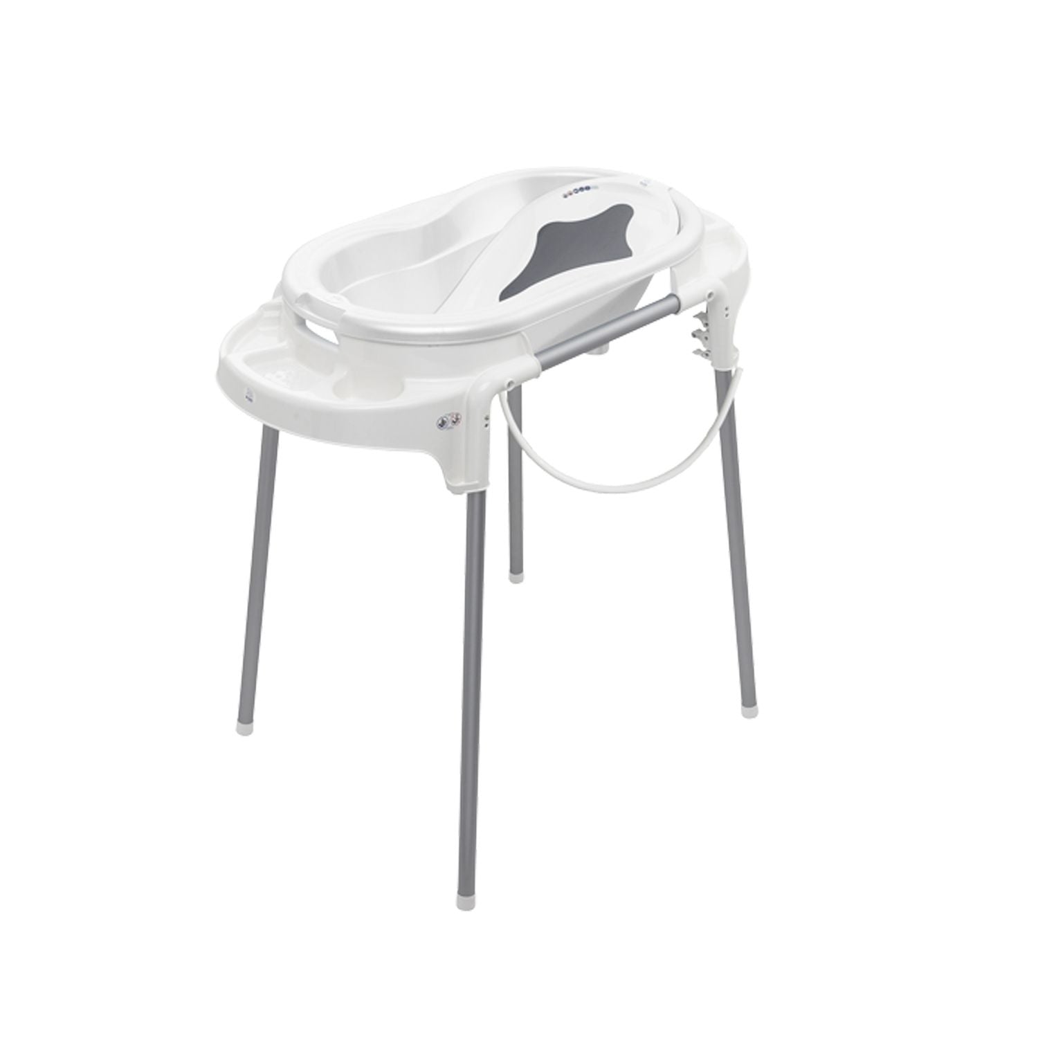 rotho-top-badestation-stone-grey-baby-badewanne-gestell image 1