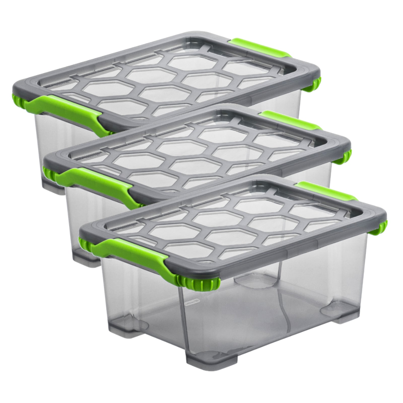rotho-evo-aufbewahrungsbox-11-l-3er-set-anthrazit image 1