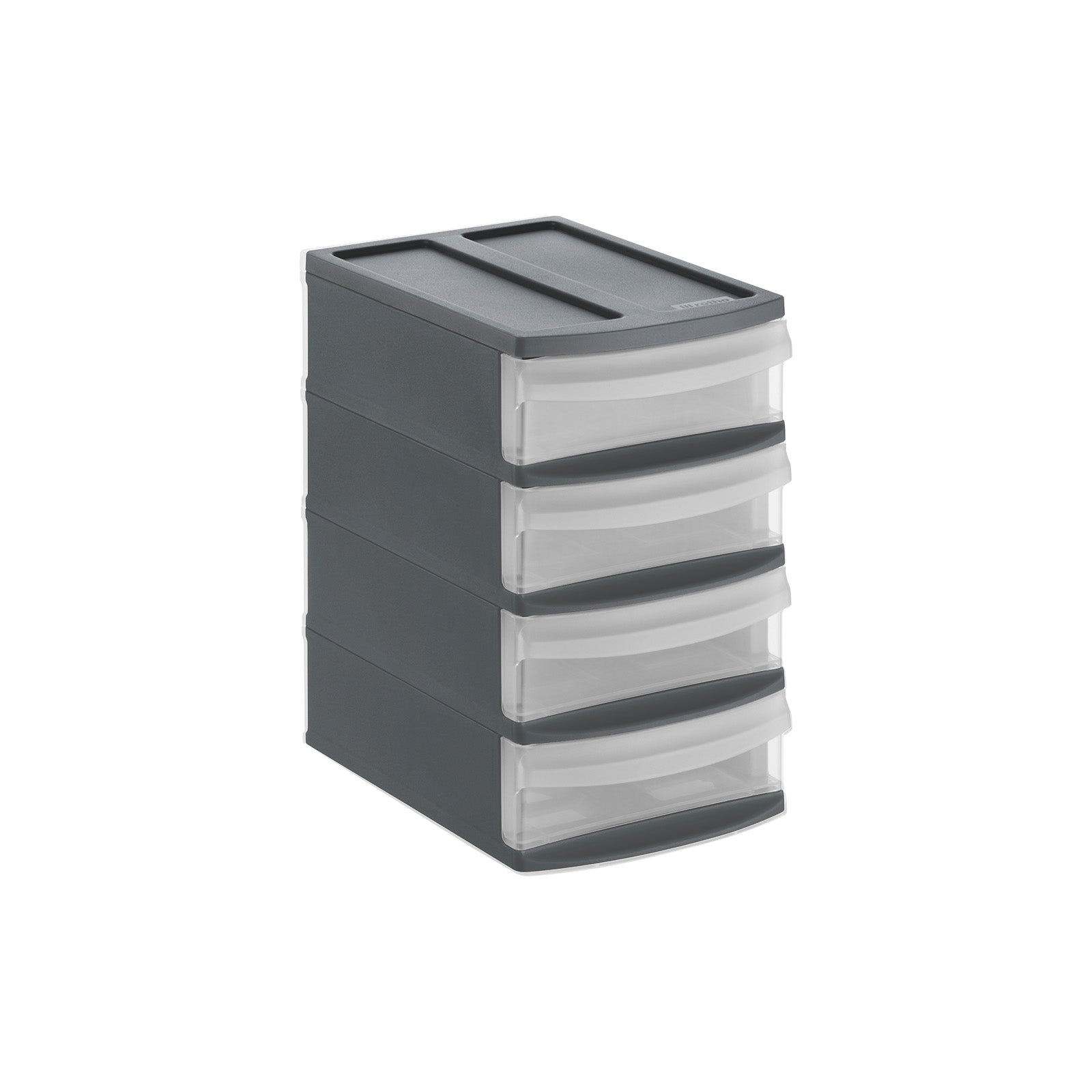 rotho-systemix-tower-xs-schubladenbox-anthrazit-transparent image 3