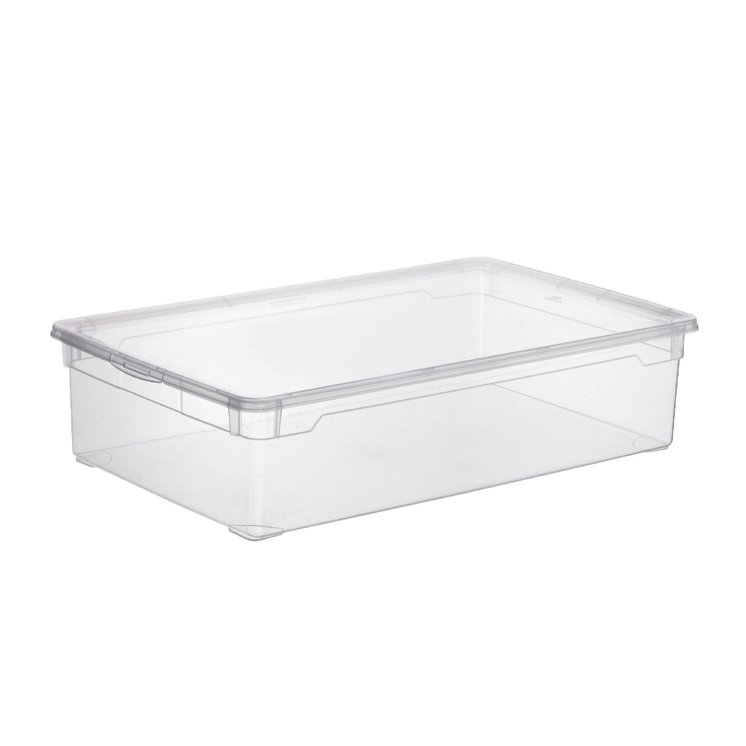 rotho-clear-aufbewahrungsbox-30-l-transparent-mit-deckel image 1