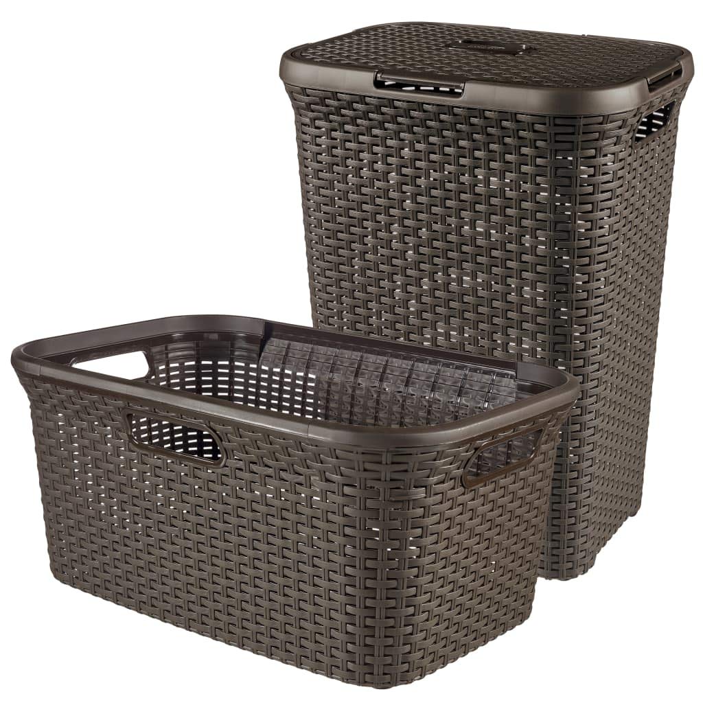 curver-style-w-schebox-60l-w-schekorb-45l-dunkelbraun image 1
