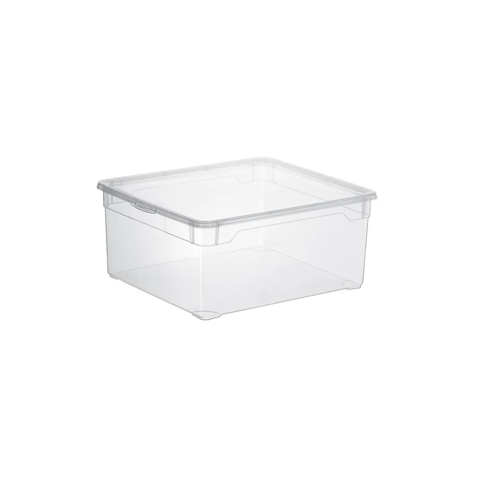 rotho-clear-box-18-l-aufbewahrungsbox-transparent-stapelbar image 1