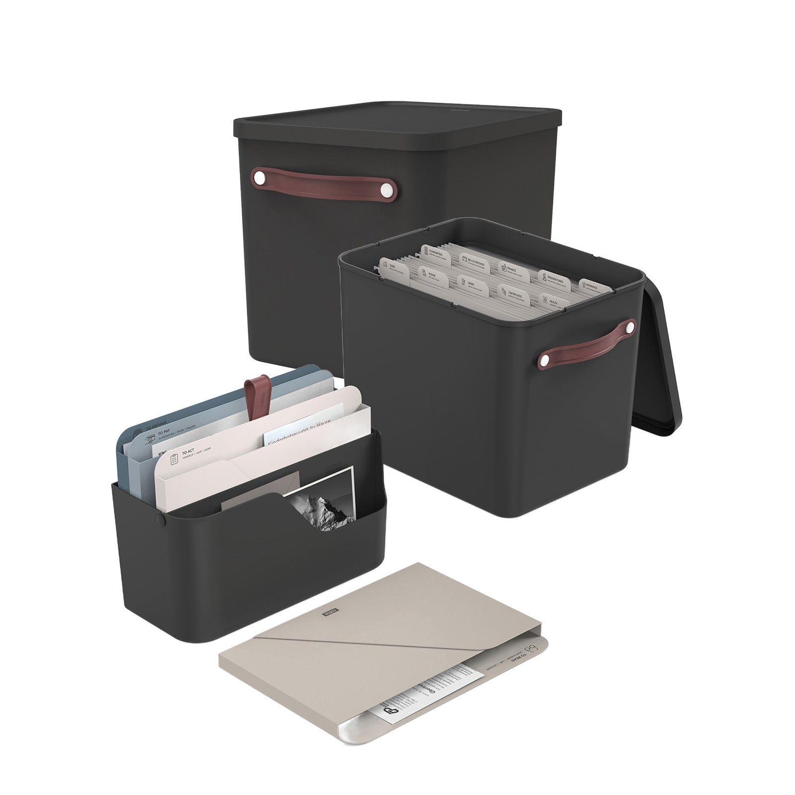 rotho-my-paper-plus-ablageset-dokumentenbox-mistelwei-3-tlg image 1