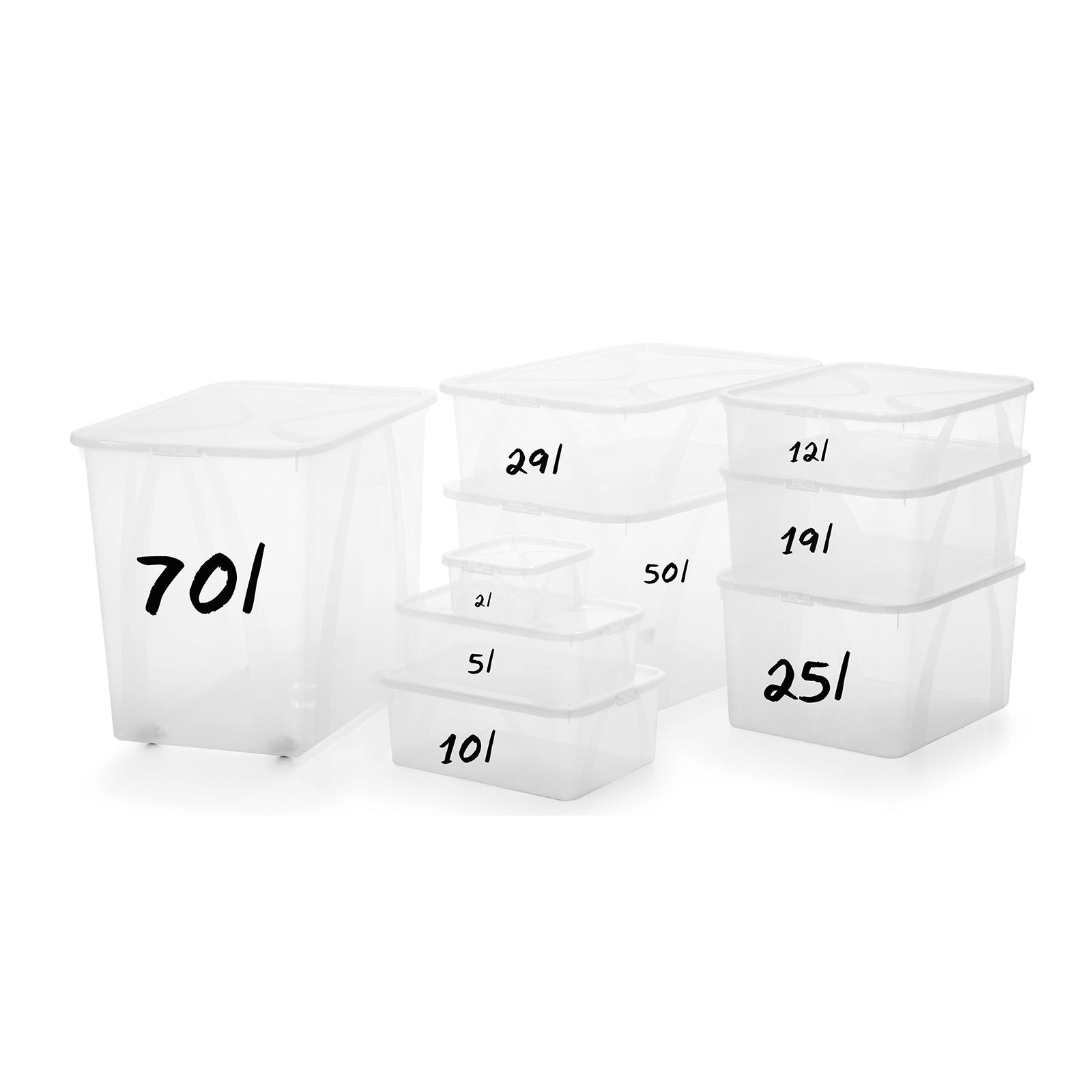 rotho-lona-aufbewahrungsbox-50-l-transparent-mit-deckel image 5