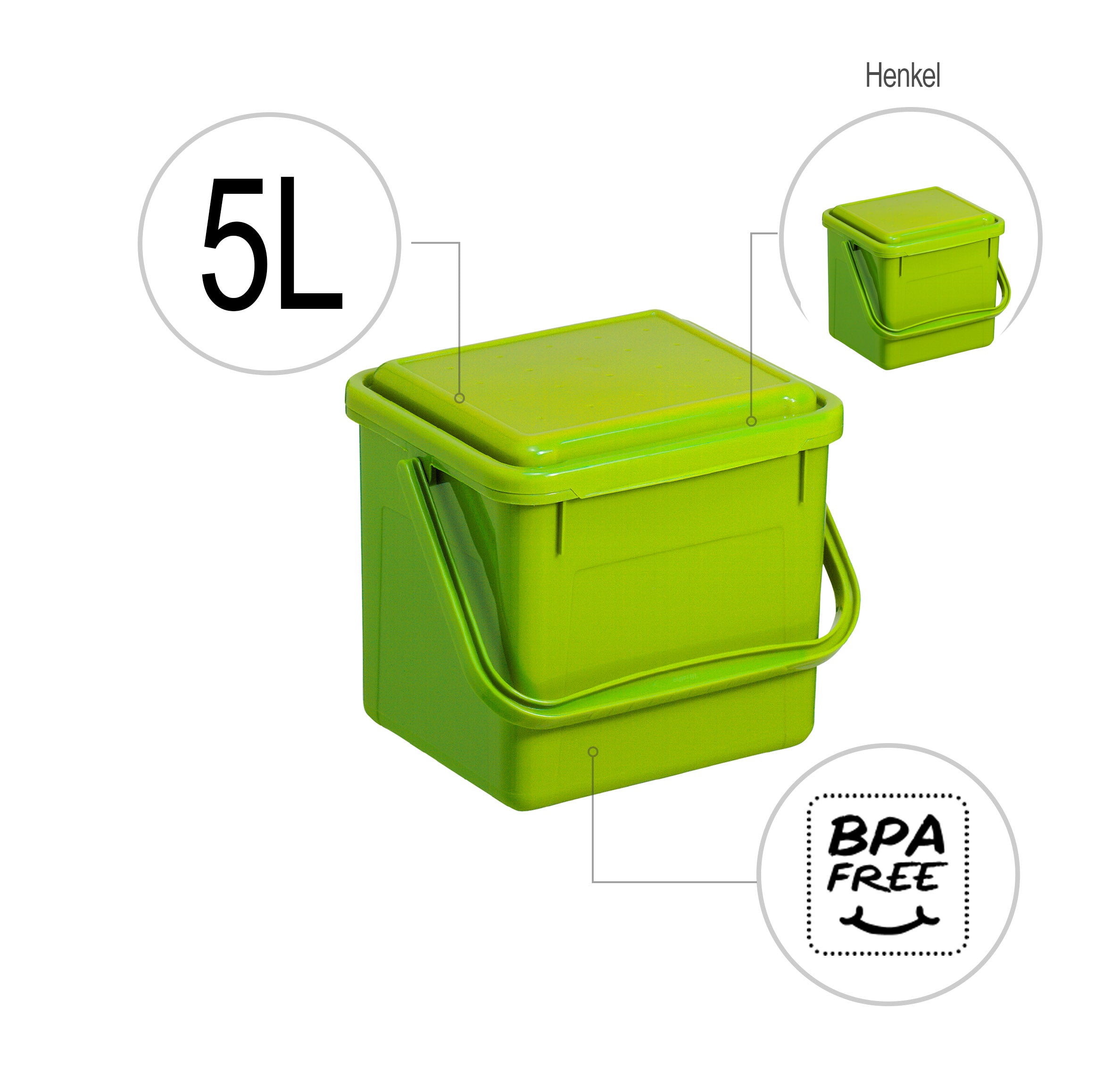 rotho-bio-komposteimer-5l-mistletoe-gr-n image 5