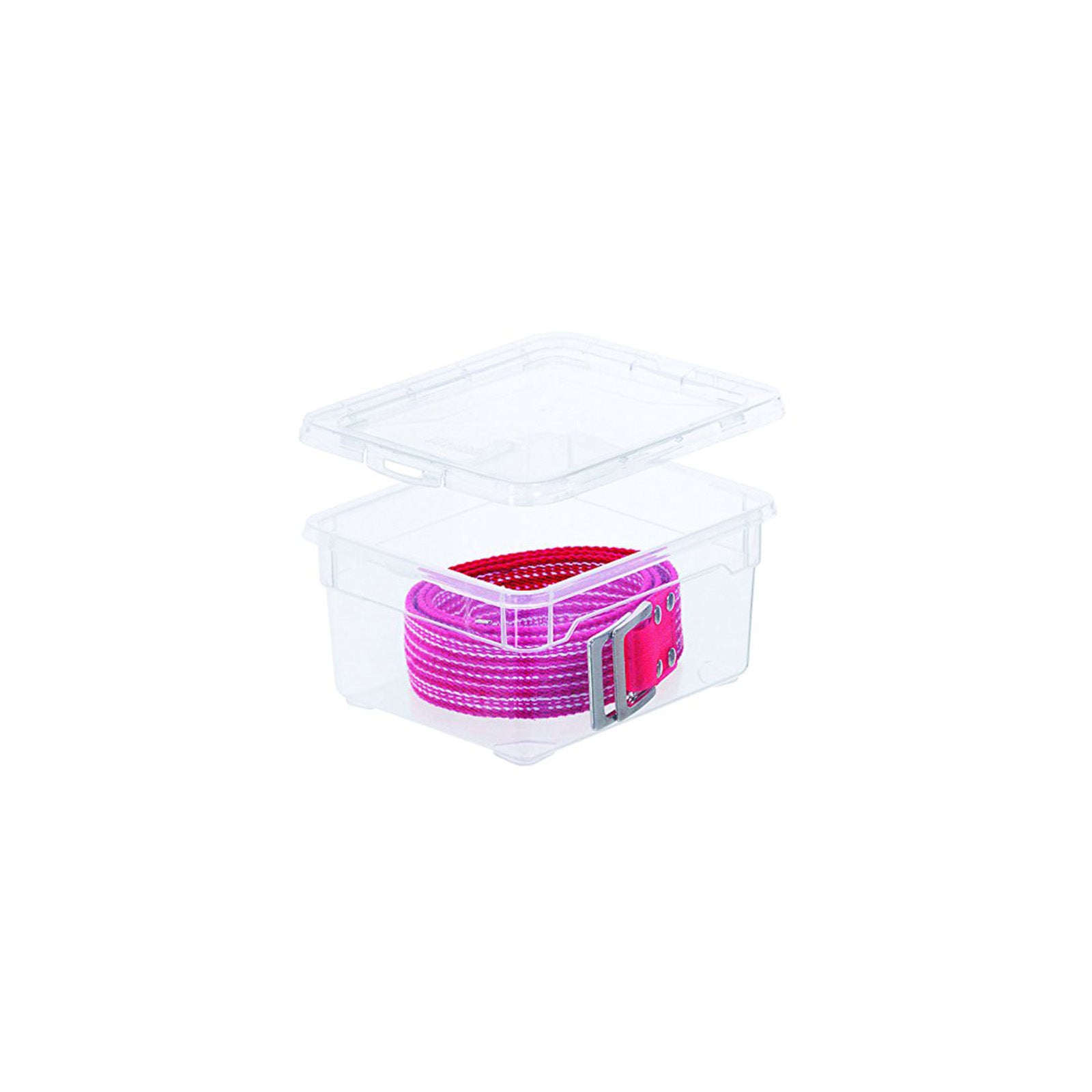 rotho-clear-box-small-3er-set-transparent-mit-deckel image 5