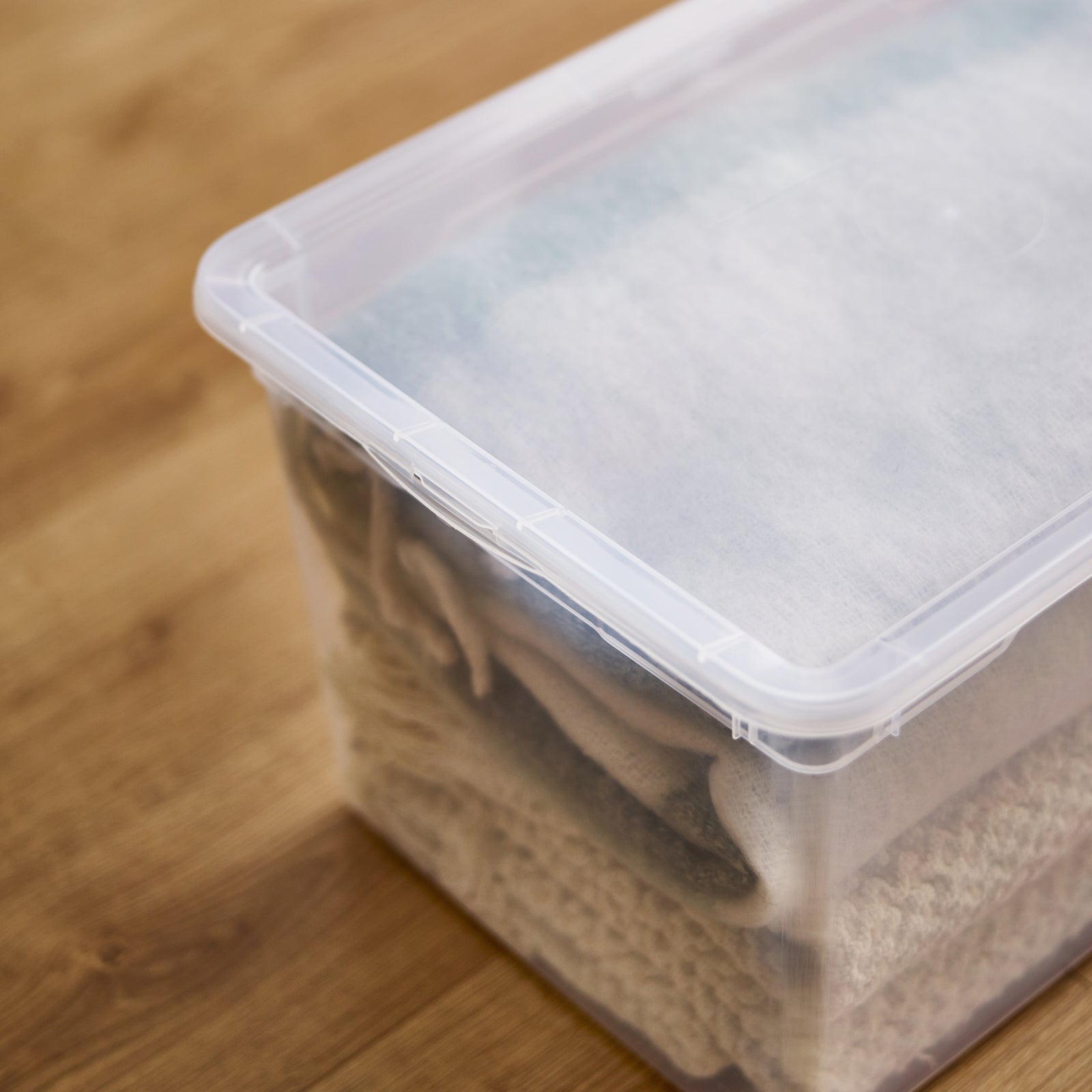 rotho-clear-aufbewahrungsbox-46-l-transparent-mit-deckel image 2