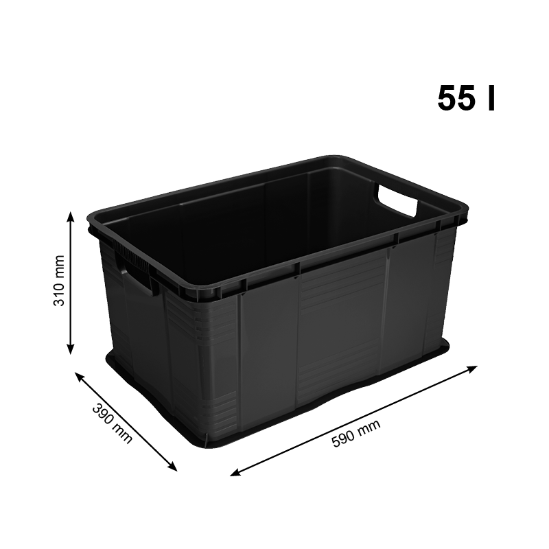 rotho-agilo-systembox-din-a3-aufbewahrungsbox-55-l-stapelbar image 6