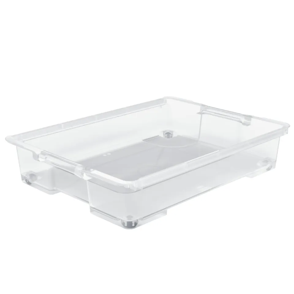 rotho-evo-easy-unterbettbox-50-l-transparent-ohne-deckel image 1