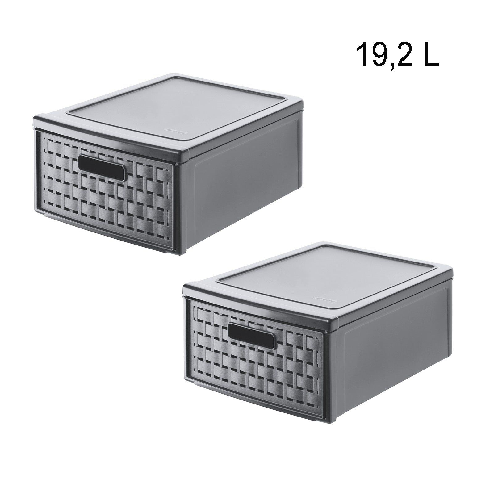 rotho-country-schubladenboxen-2er-set-19-2-l-stapelbar image 1