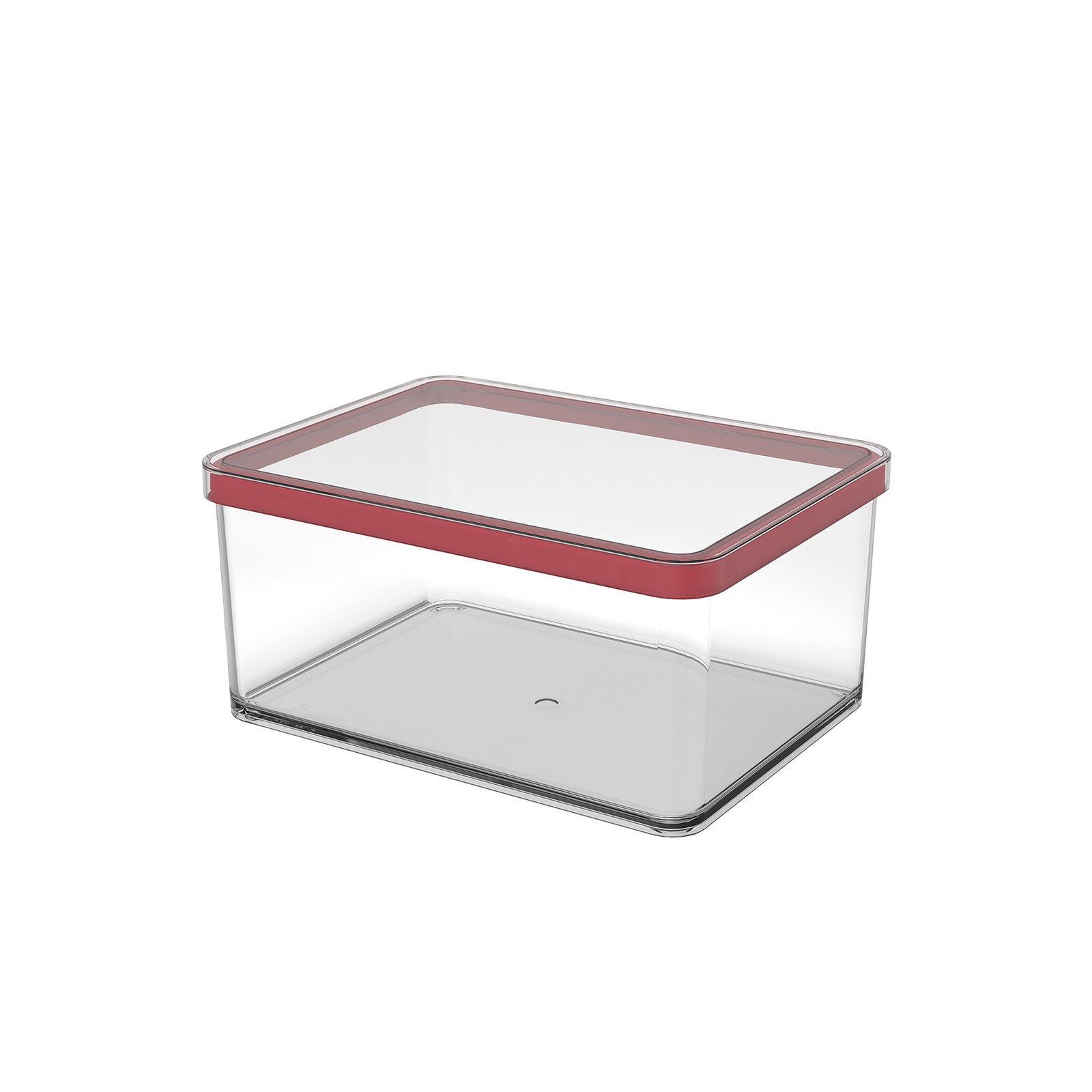 rotho-loft-vorratsdose-2-25l-transparent-rot-aromadicht image 3