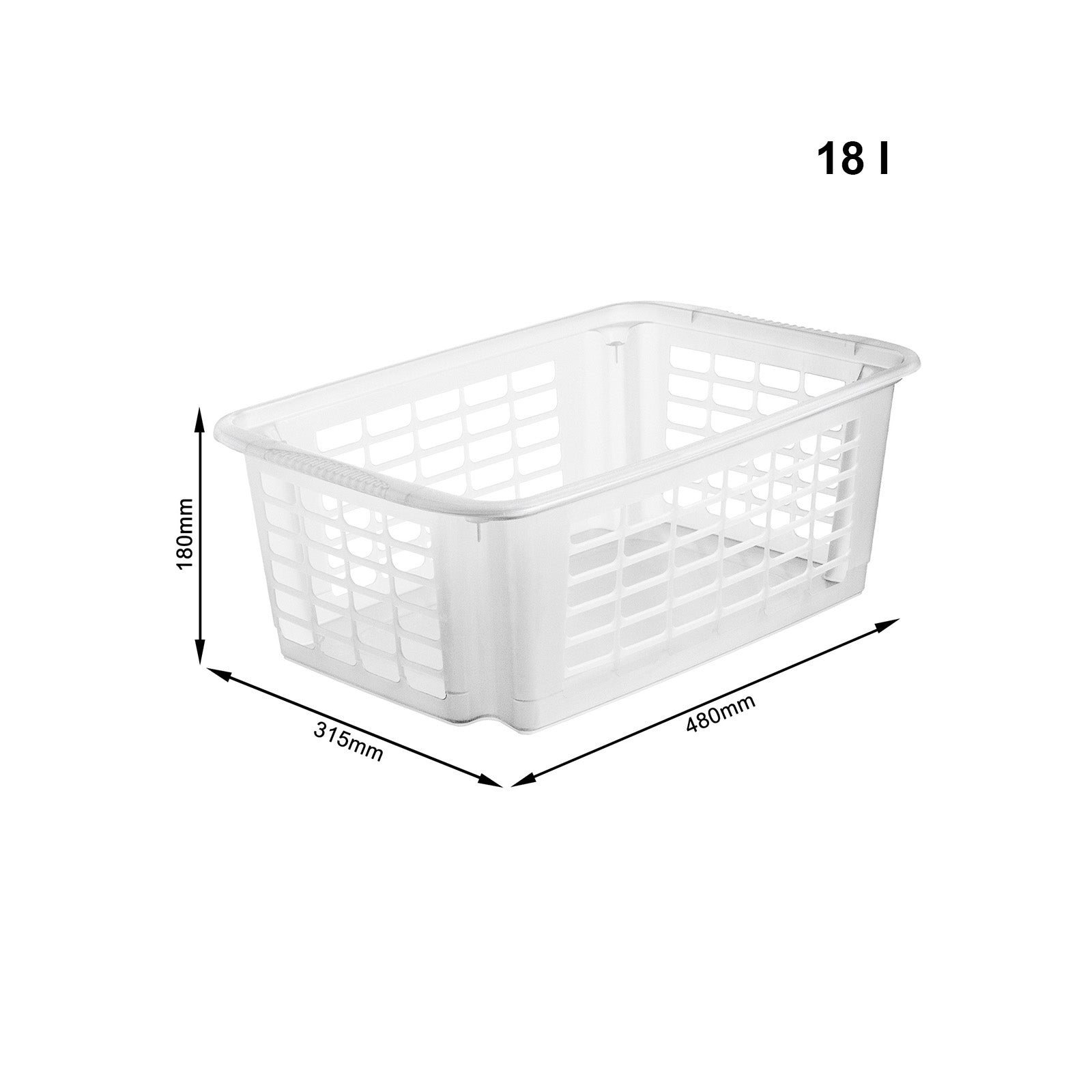 rotho-reverso-stapelkorb-18-l-transparent-stapelbar image 6