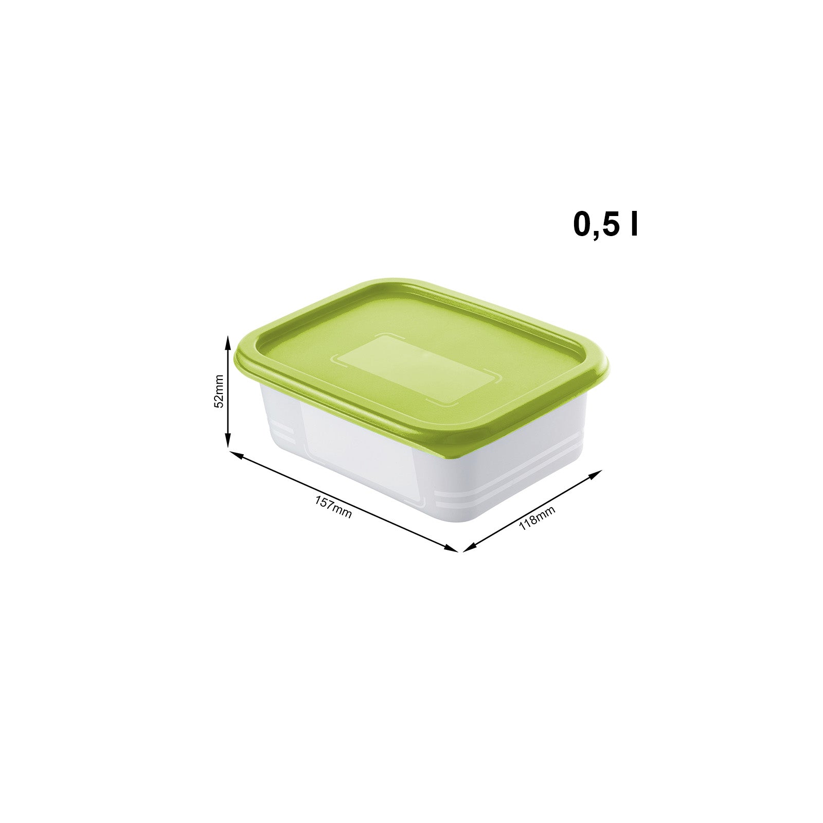 rotho-domino-gefrierdosen-4x-0-5-l-horizontblau-bpa-frei image 7