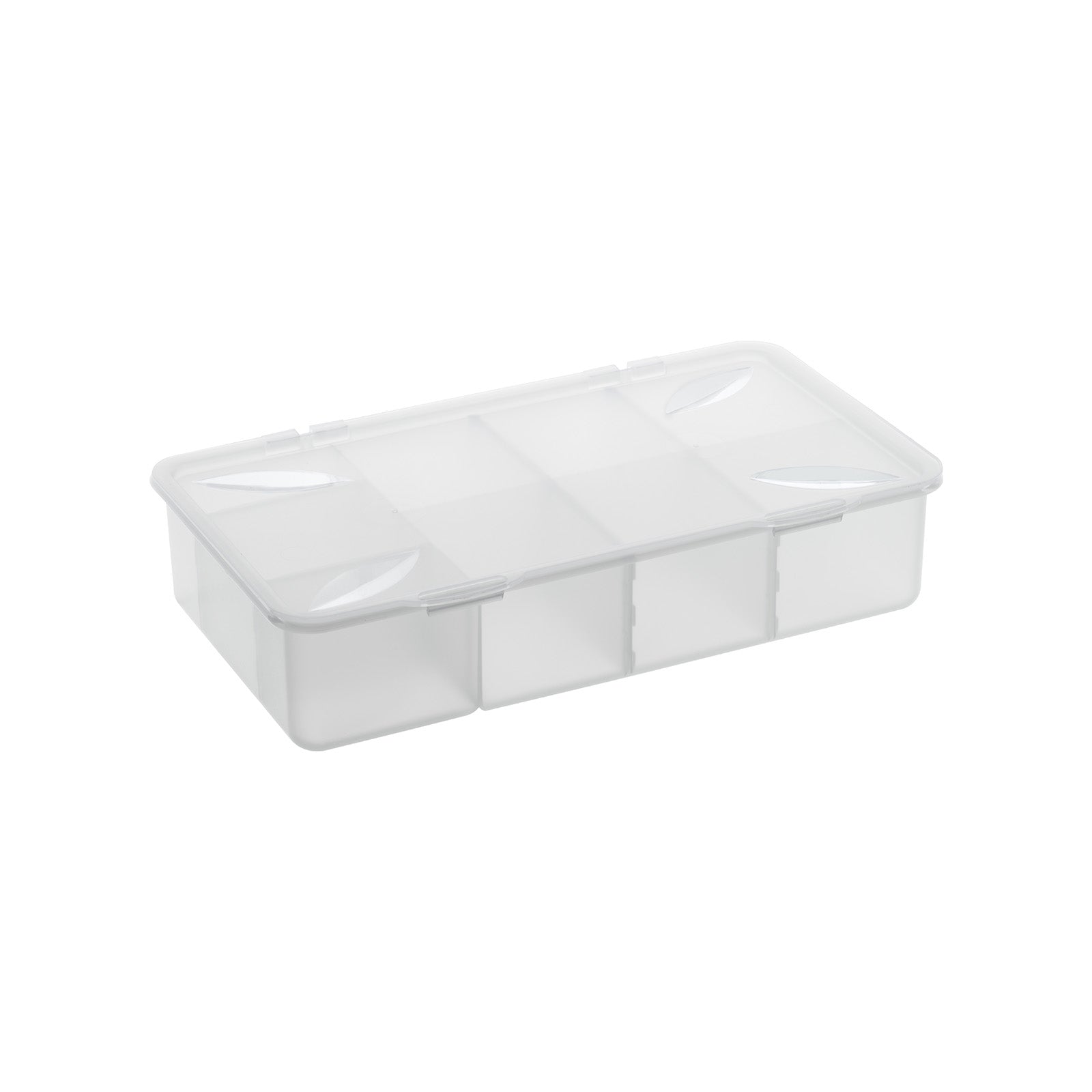 rotho-snappy-box-3-l-transparent-mit-flexiblen-f-chern image 1