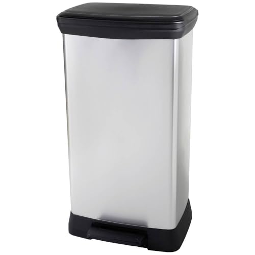 curver-deco-duo-pedaleimer-46l-silber-2x23l-m-lltrennung image 4