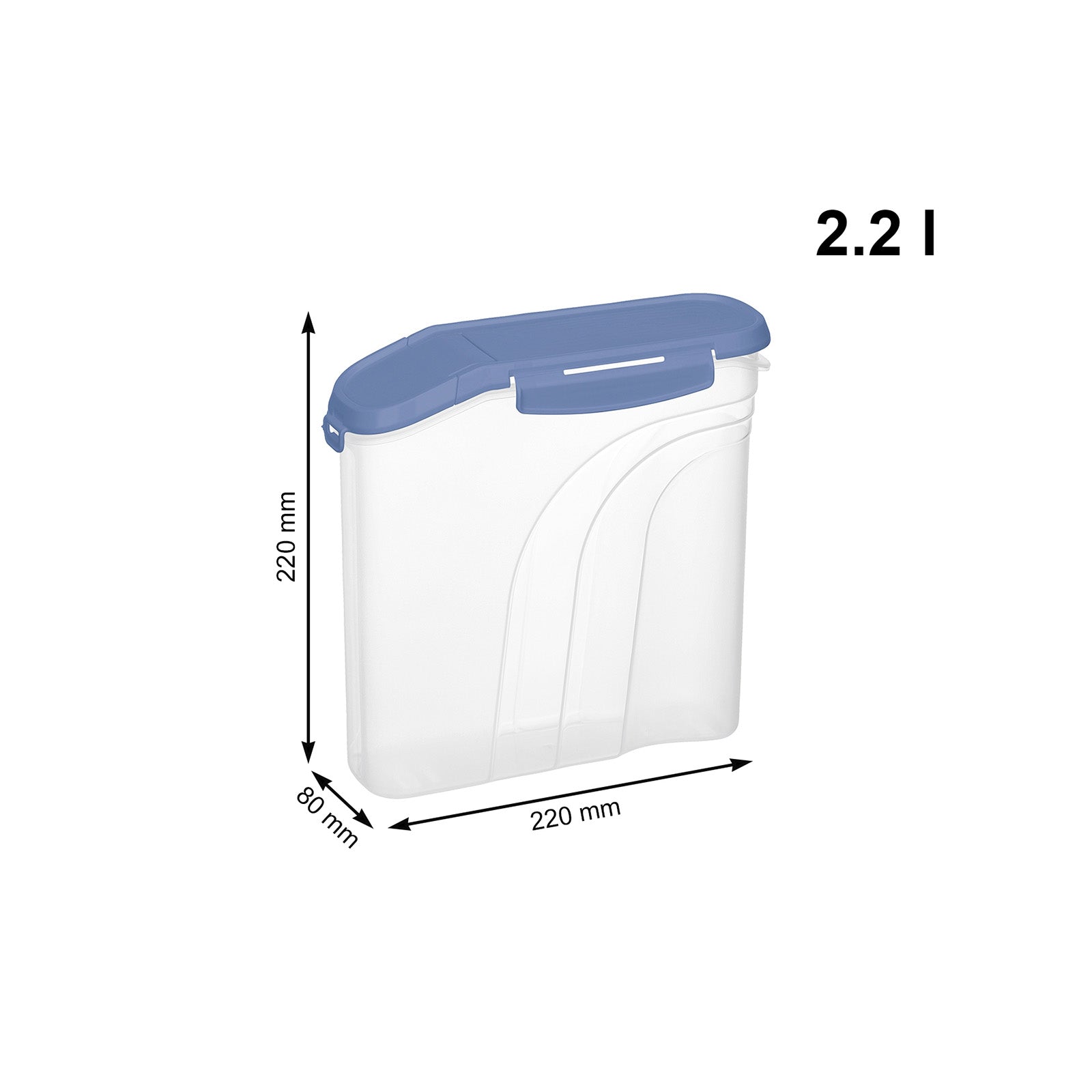 rotho-fresh-m-slibox-2-2-l-vorratsdose-horizontblau-bpa-frei image 6