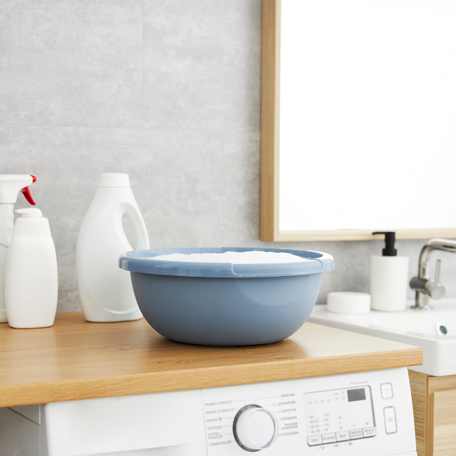 rotho-daily-becken-rund-34cm-6l-horizontblau-mit-griff image 3