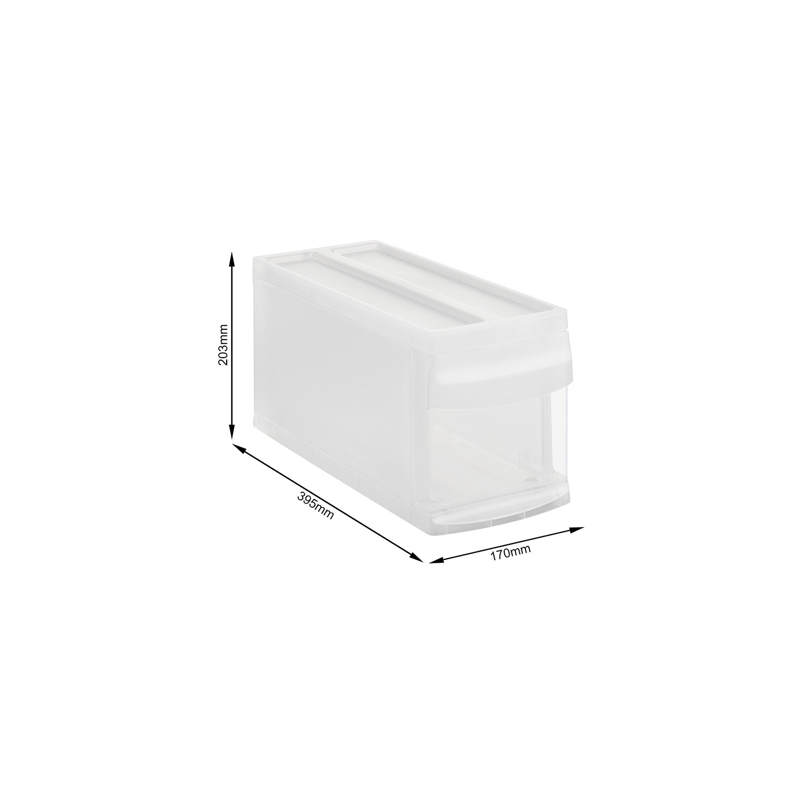 rotho-systemix-schubladenbox-s-transparent-anthrazit-stapelbar image 7