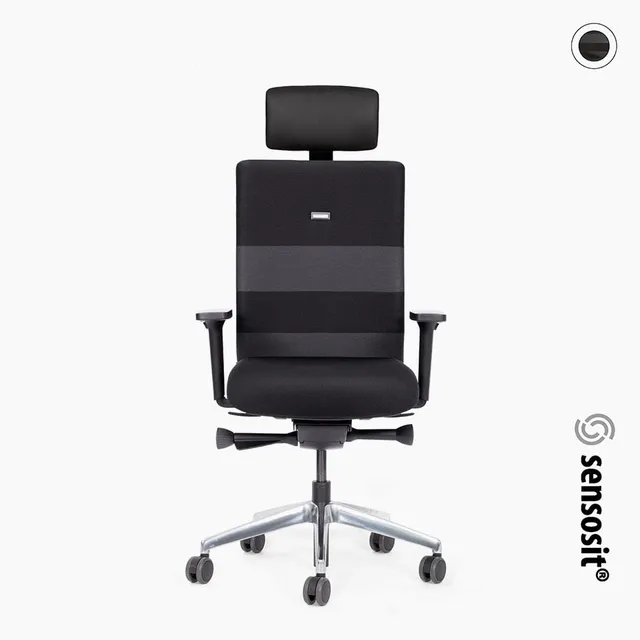 lento-agilis-comfort-b-rostuhl-mit-kopfst-tze-sensosit-schwarz image 1