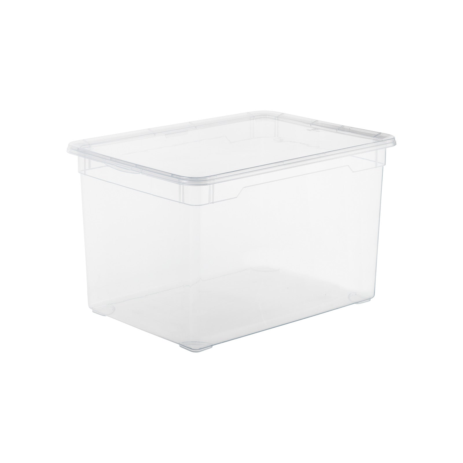 rotho-clear-aufbewahrungsbox-46-l-transparent-mit-deckel image 1