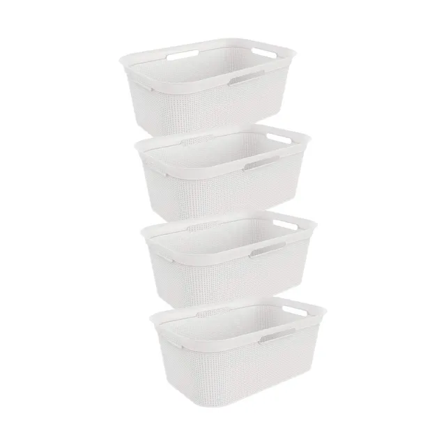 rotho-brisen-w-schekorb-41-l-4er-set-wei-kunststoff image 1
