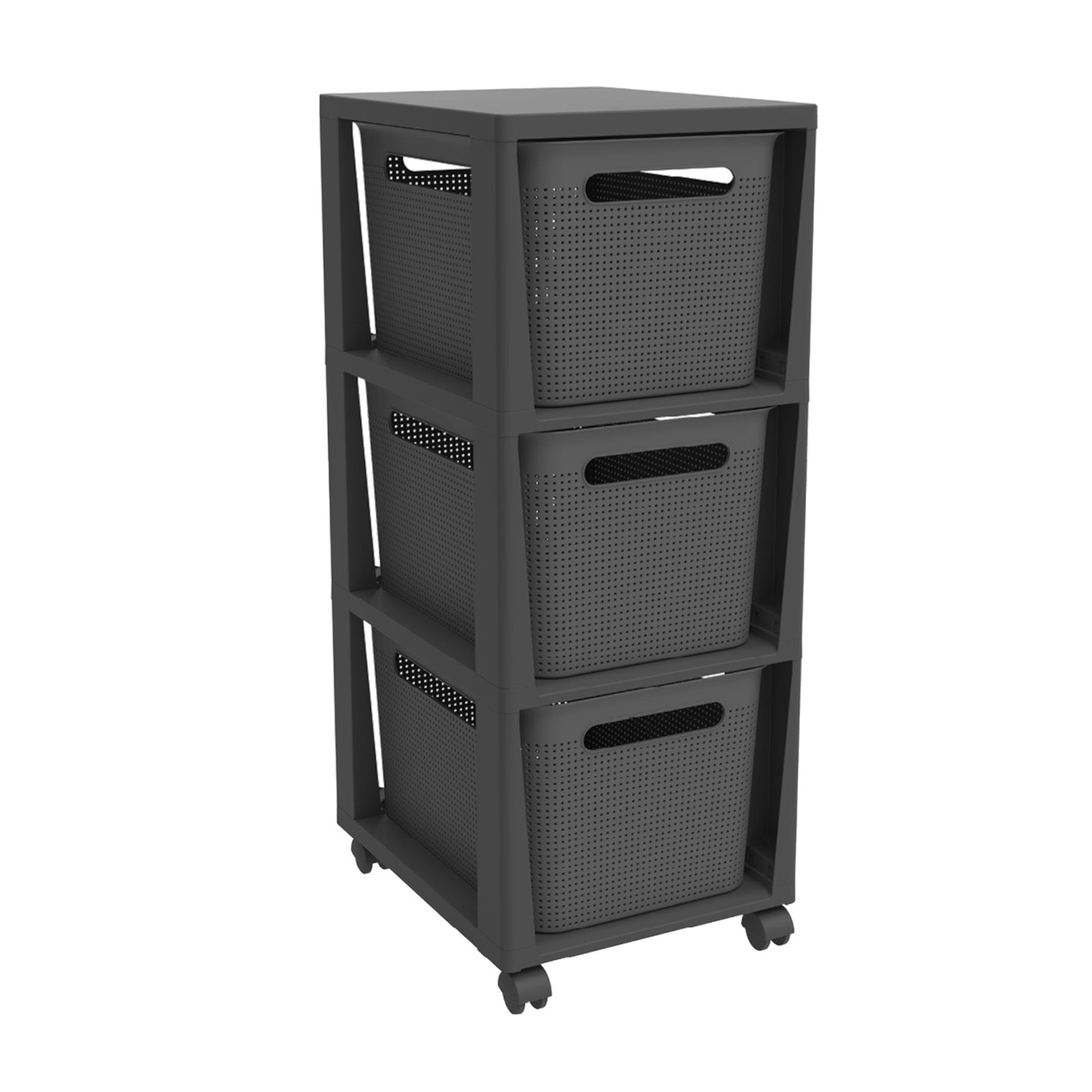 rotho-brisen-tower-3x16l-rollcontainer-wei-a4-schubladenbox image 5