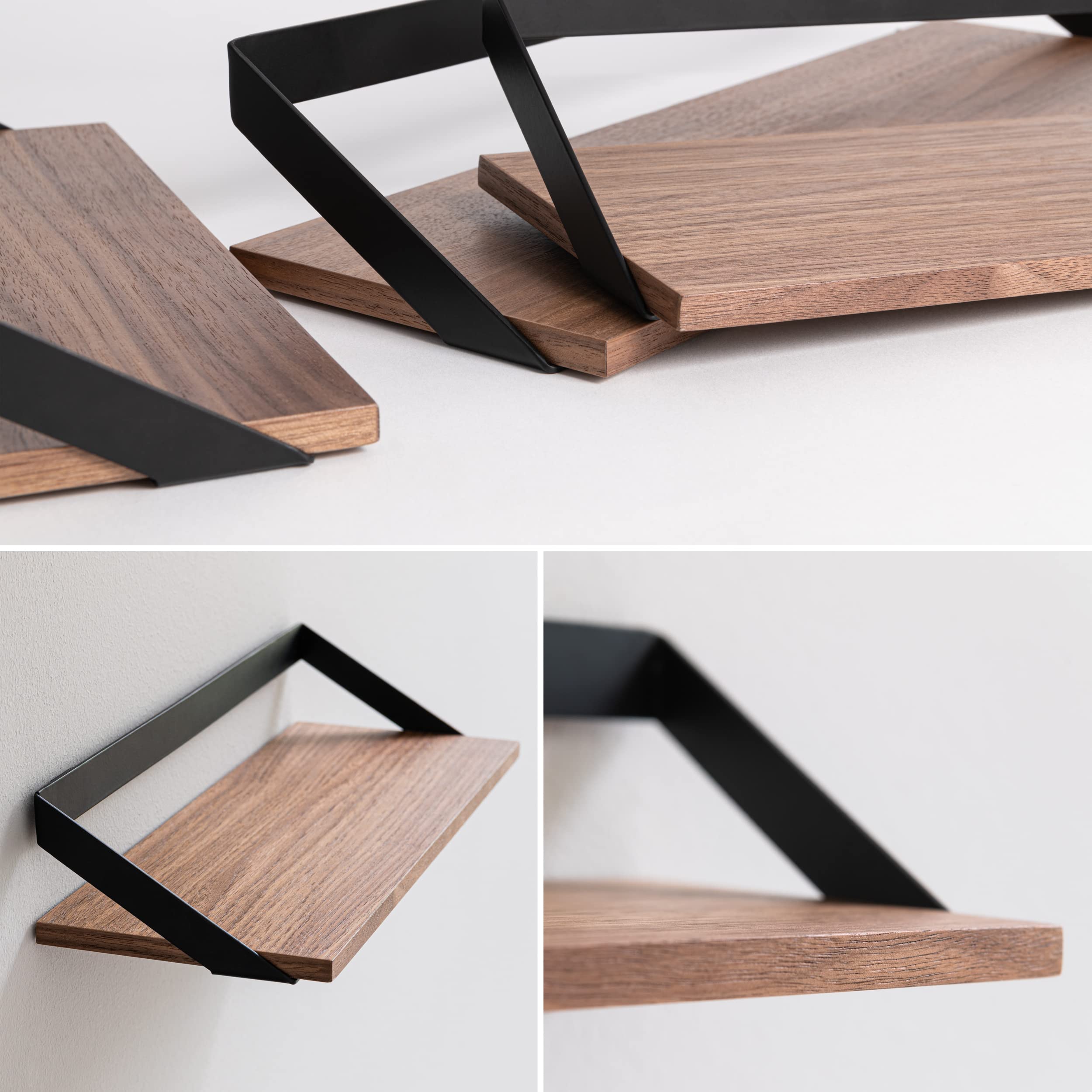kazai-finn-wandregal-set-3-teilig-walnuss-metall image 3