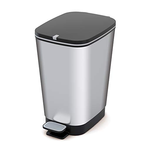 curver-chic-treteimer-6l-silber-metallic-mit-pedal image 8