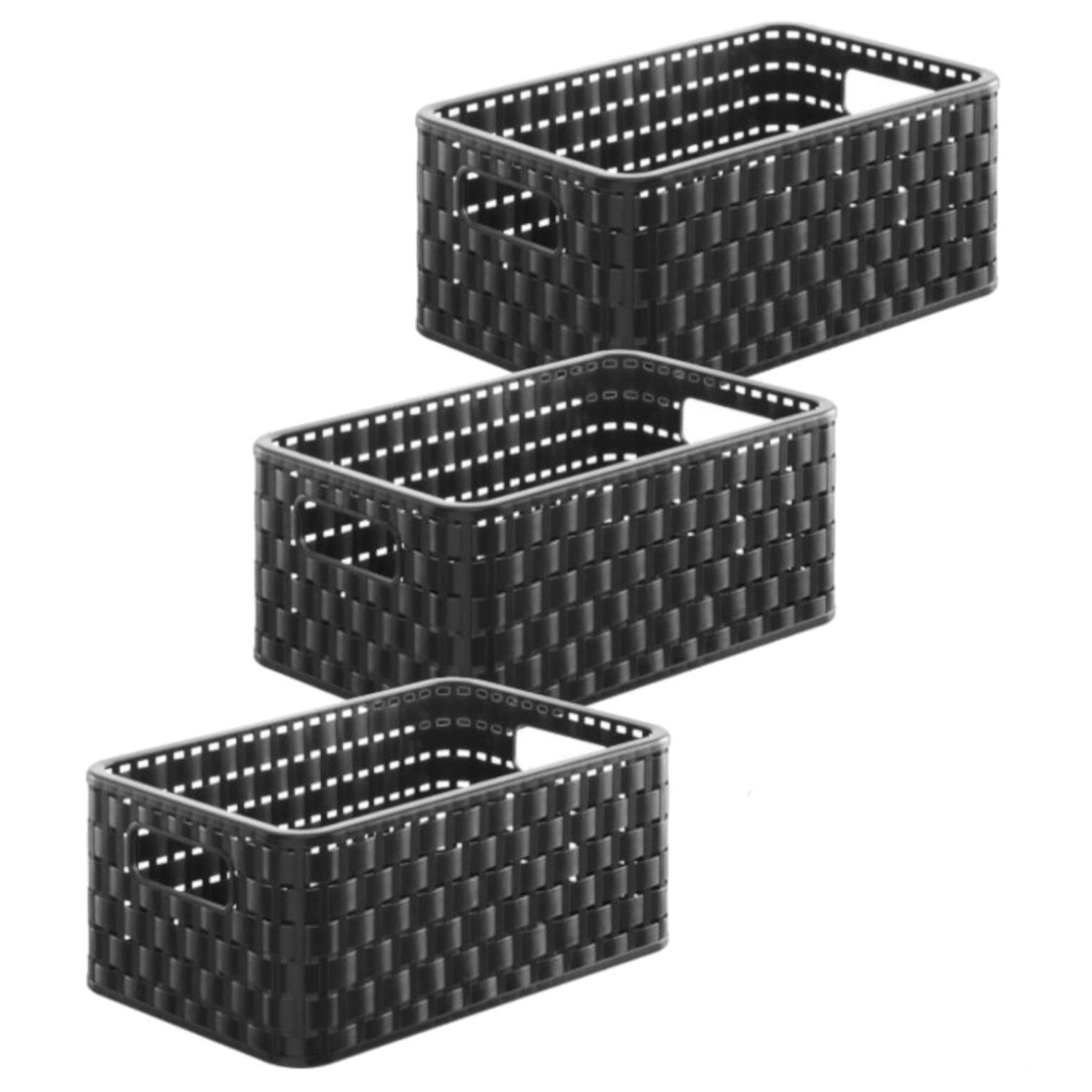 rotho-country-korb-din-a5-6-l-weiss-3er-set-rattan image 2