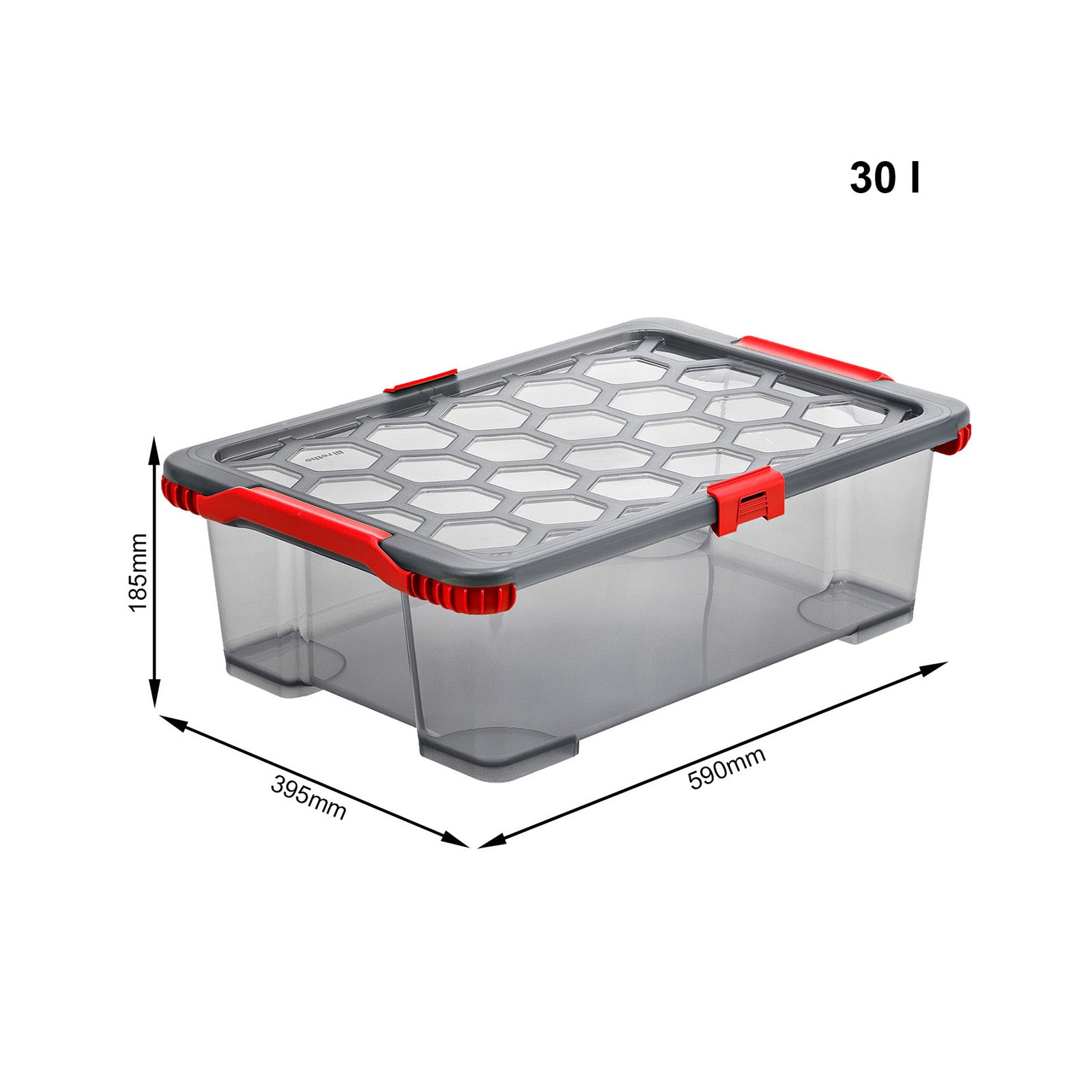 rotho-evo-total-protection-box-30-l-aufbewahrungsbox-anthrazit-gr-n-dicht image 8