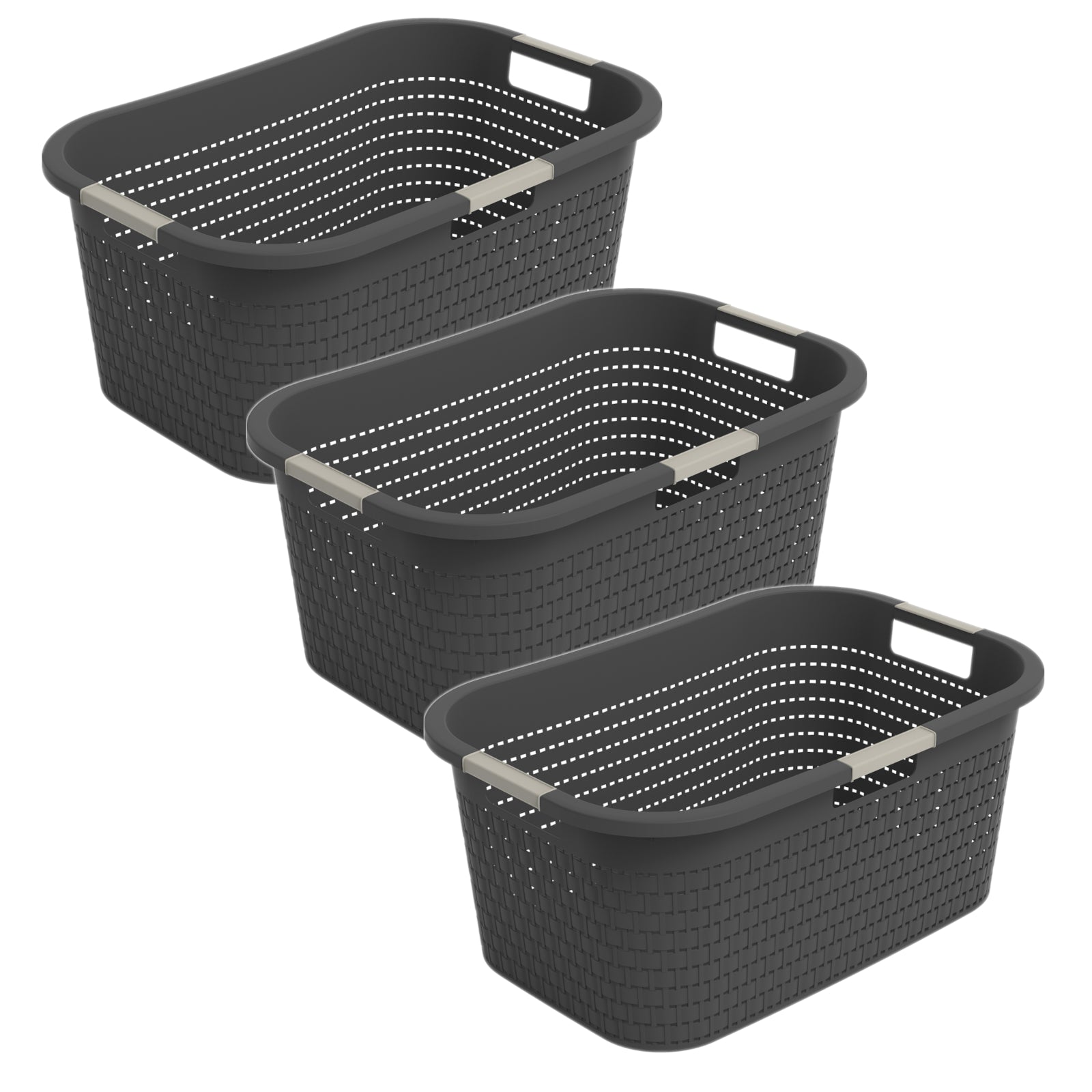 rotho-country-w-schekorb-40-l-3er-set-rattan image 1